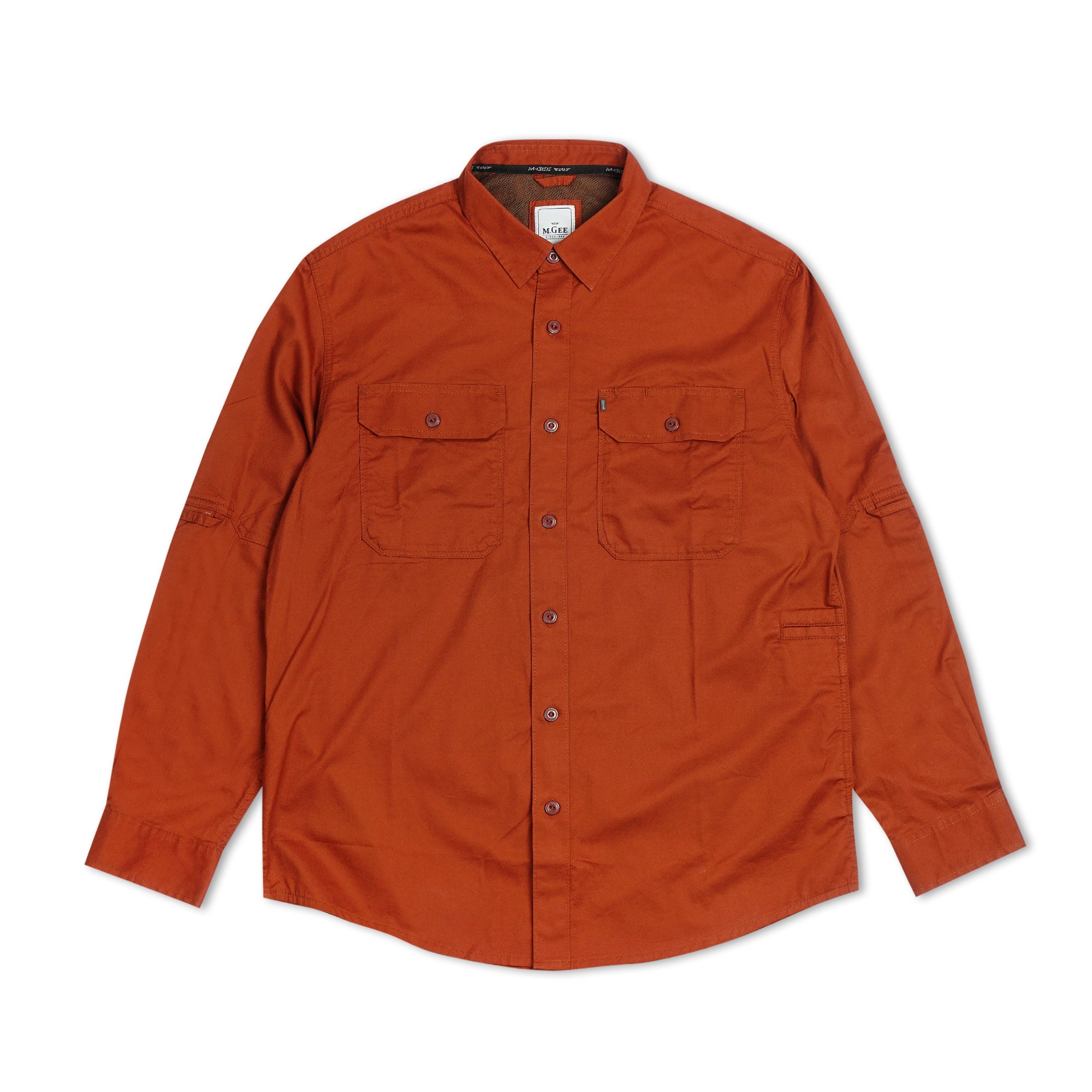 M.Gee Kemeja Pria Lengan Panjang Outdoor Mgee Camper C031 Teracota