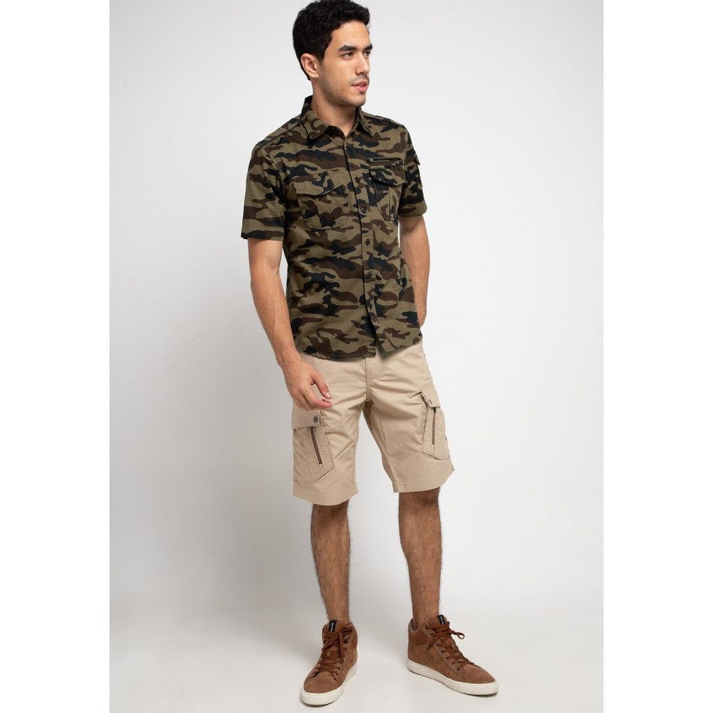 Kemeja Lengan Pendek Yankee C002 Green