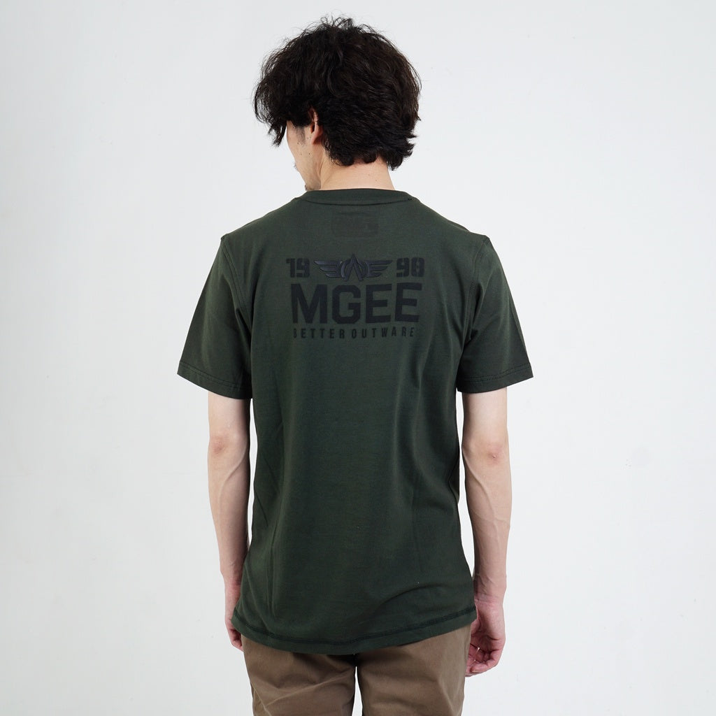 M.Gee Kaos Polos Pria Lengan Pendek Mgee Original Oliver C080 Green