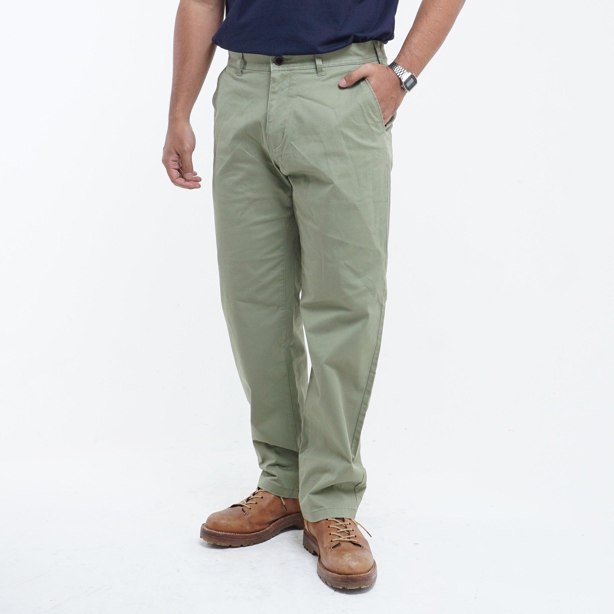 MGee Celana Chinos Panjang Pria M.gee Felix C028 Olive