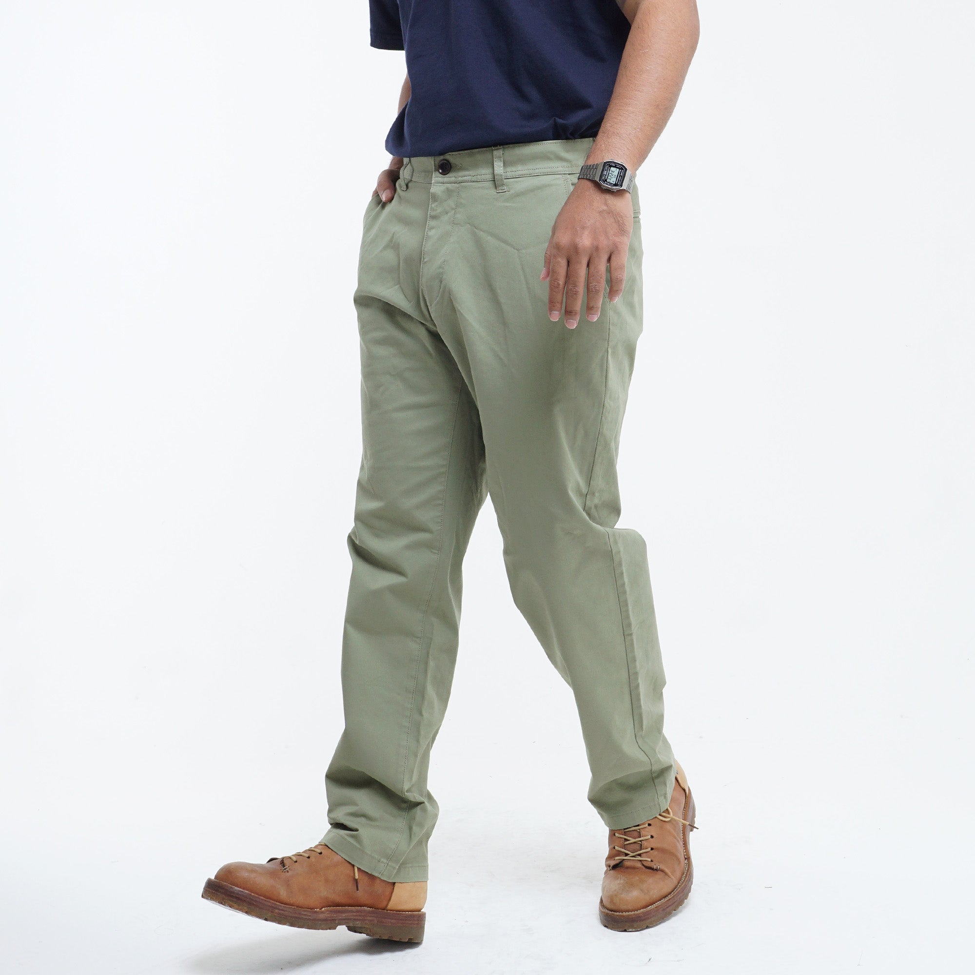 MGee Celana Chinos Panjang Pria M.gee Felix C028 Olive