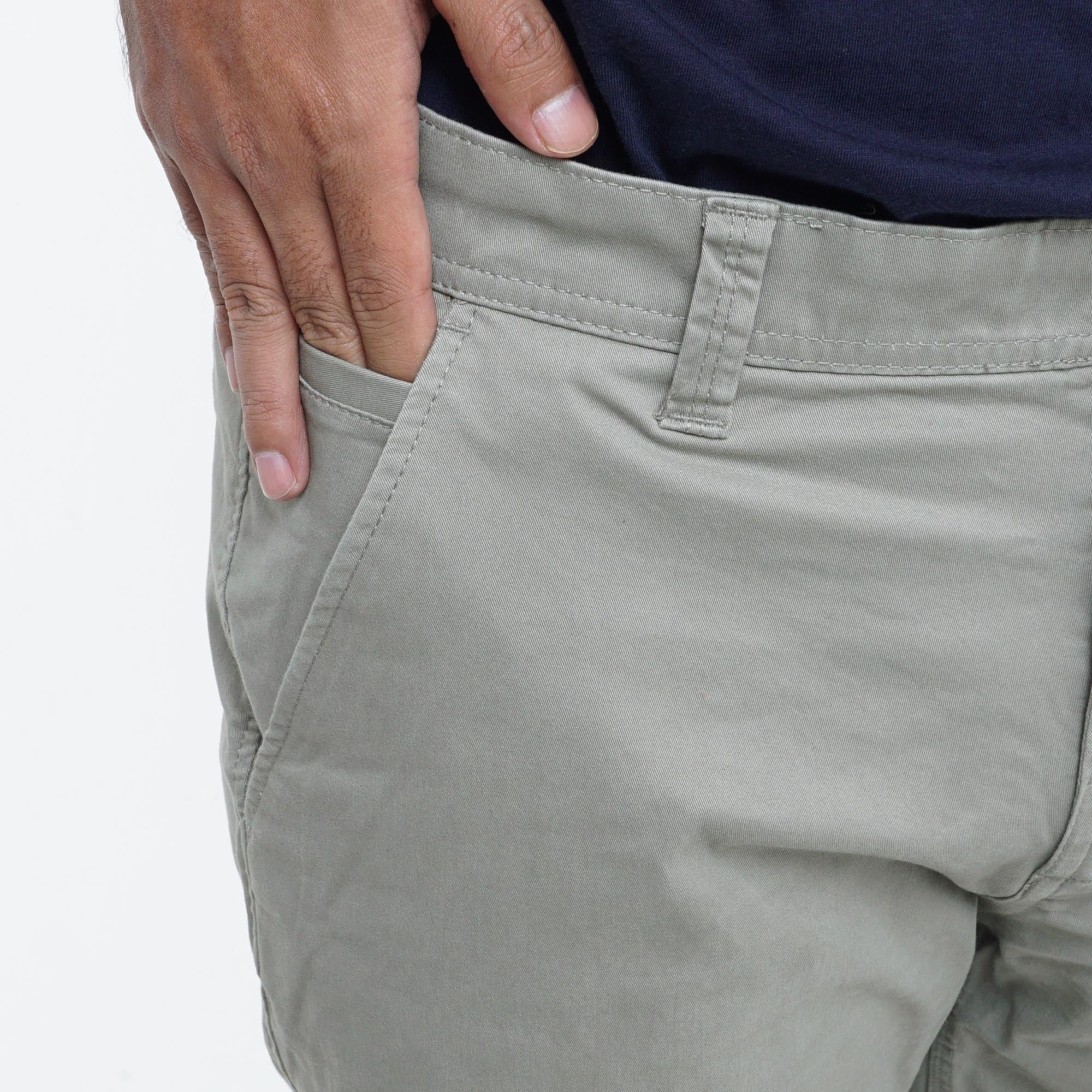 MGee Celana Chinos Panjang Pria M.gee Felix C031 Light Olive