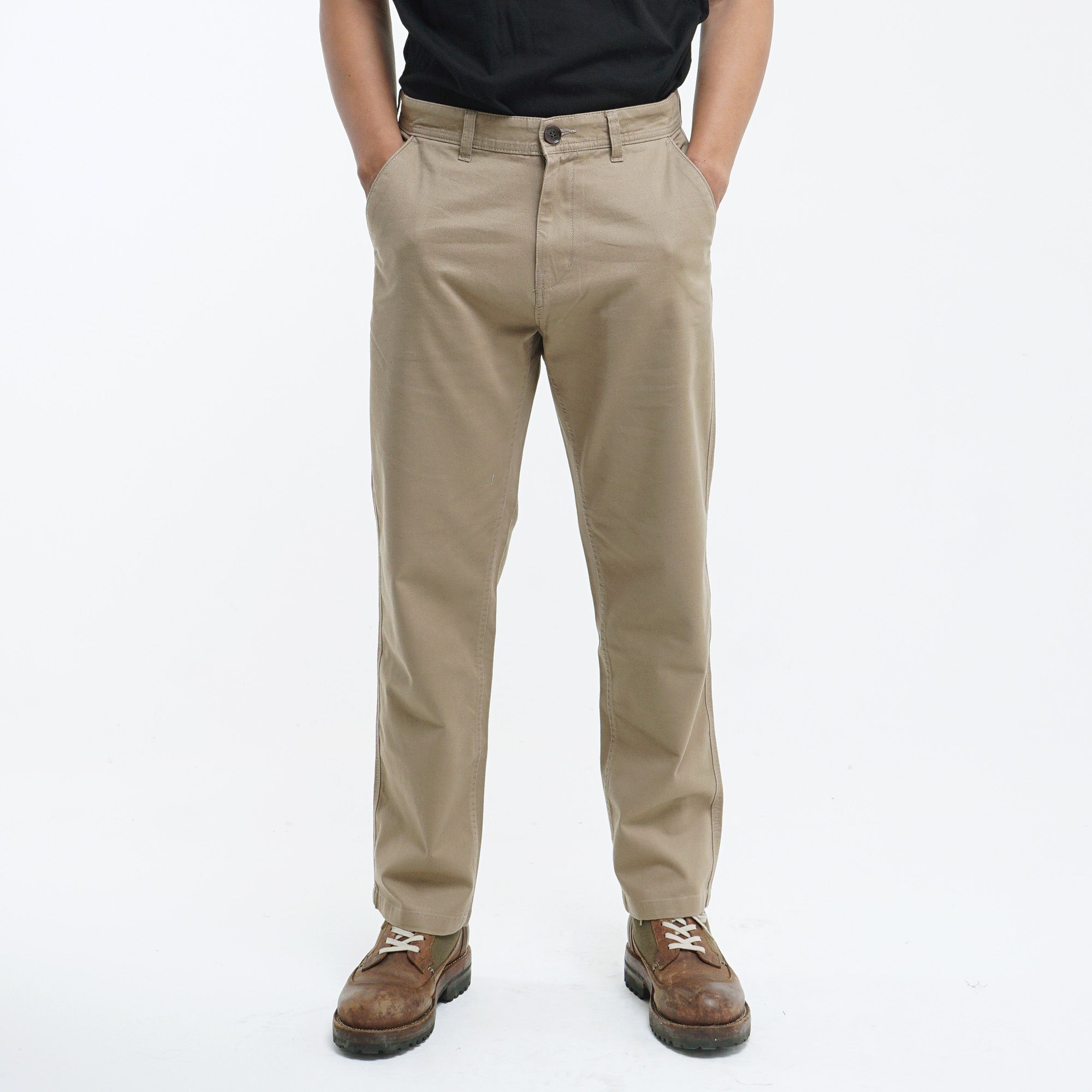 MGee Celana Chinos Panjang Pria M.gee Felix C033 Dark Khaky