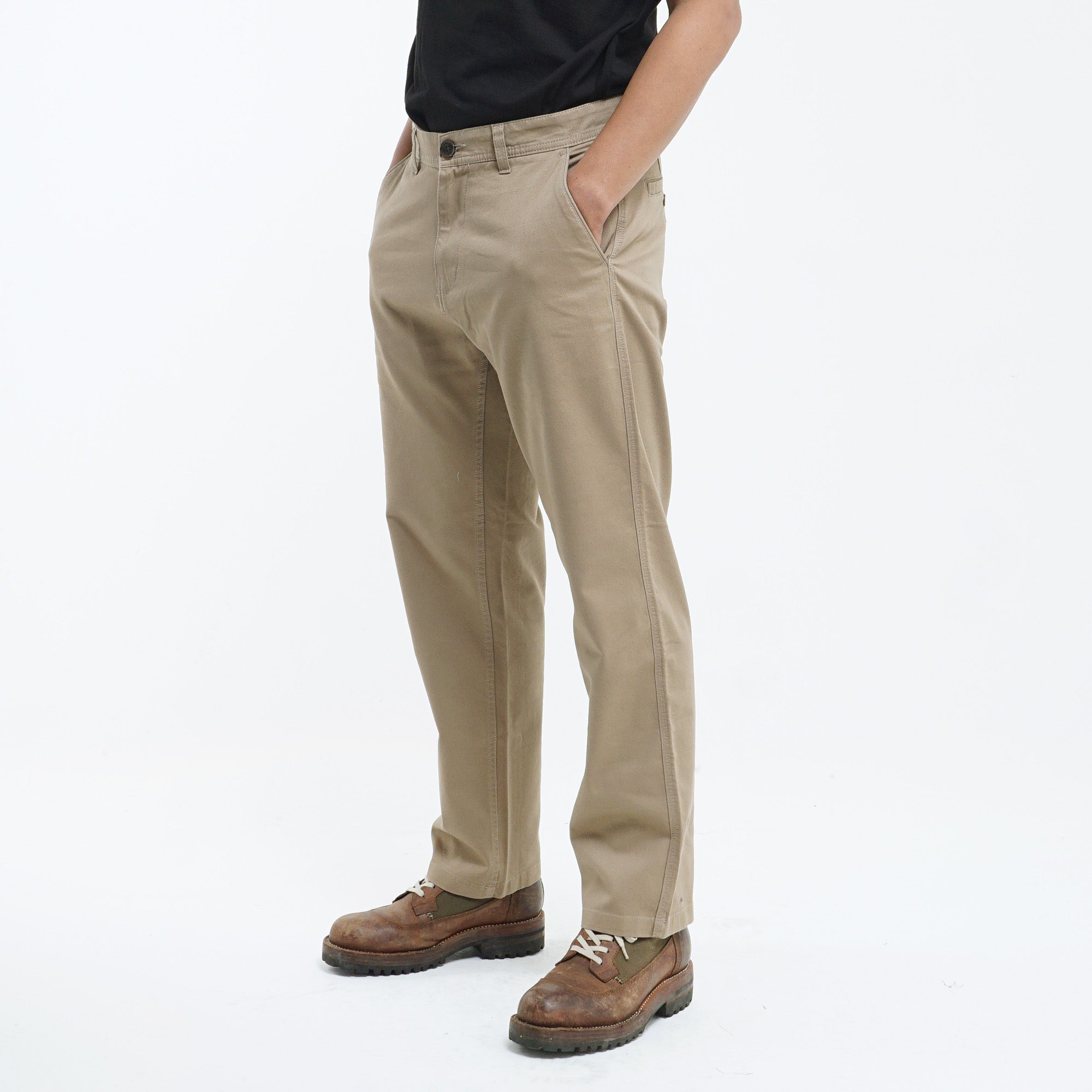 MGee Celana Chinos Panjang Pria M.gee Felix C033 Dark Khaky