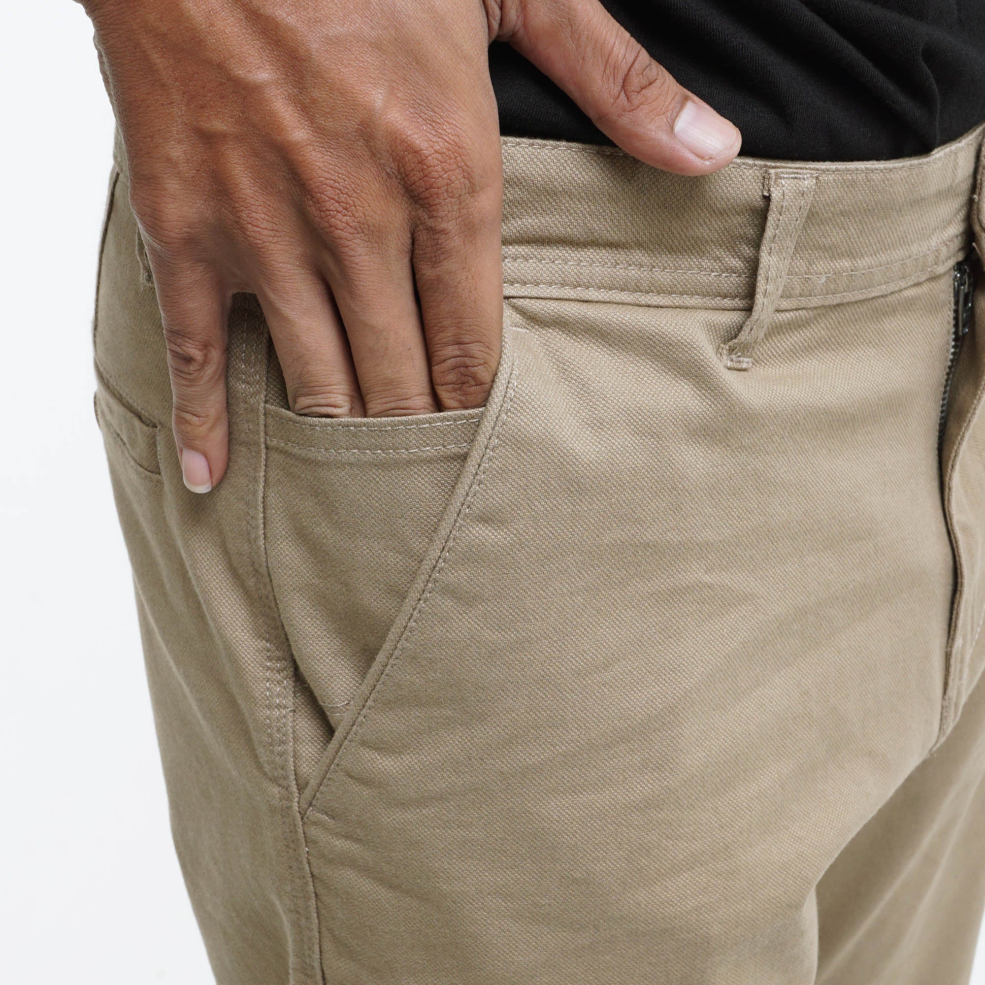 MGee Celana Chinos Panjang Pria M.gee Felix C033 Dark Khaky