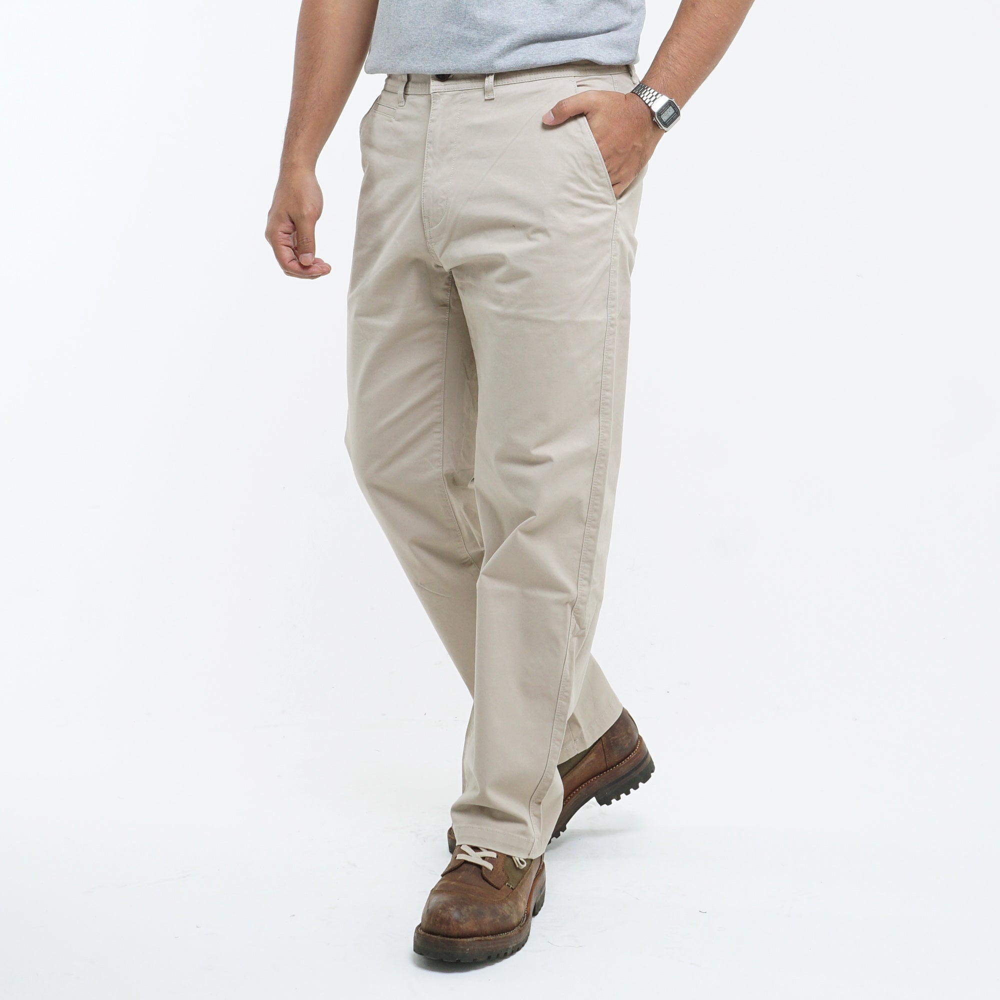 MGee Celana Chinos Panjang Pria M.gee Felix C034 Khaky