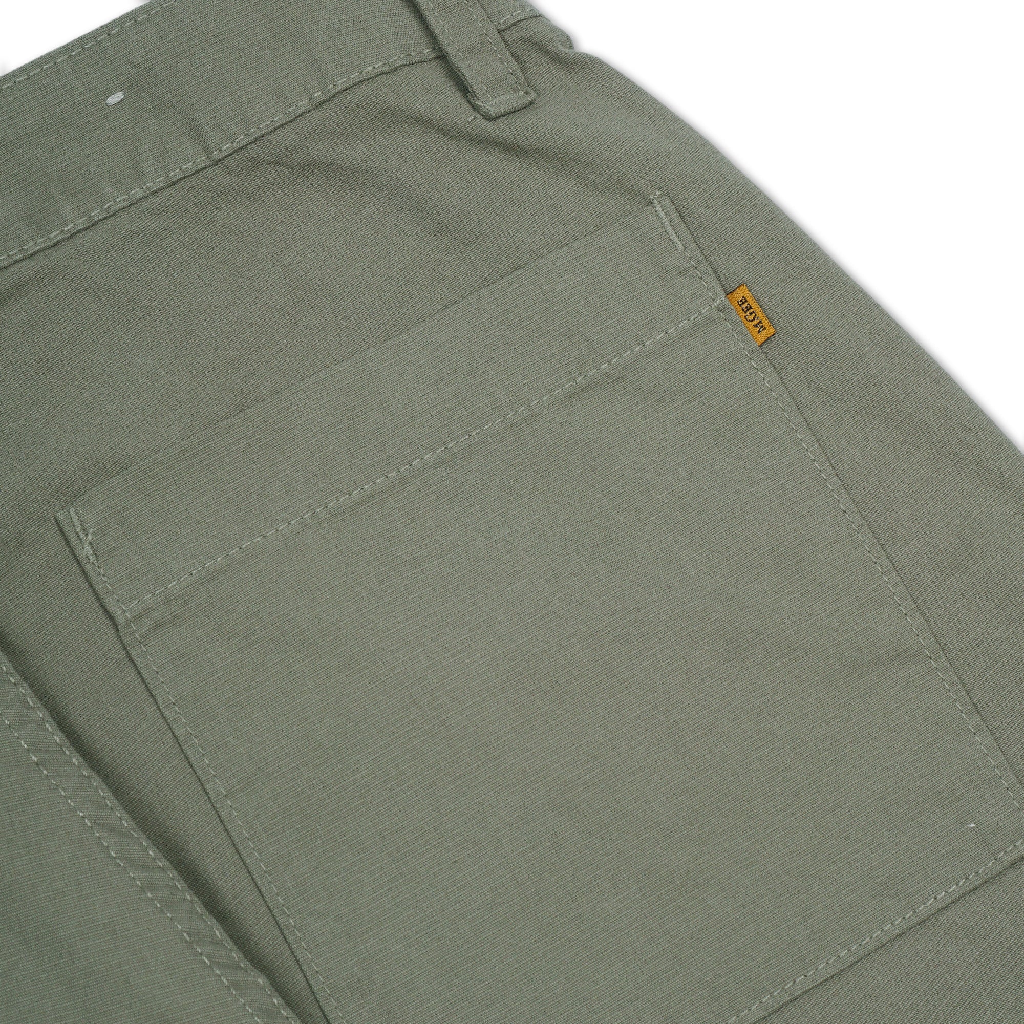Short Pants Cargo Rows C007 Light Olive