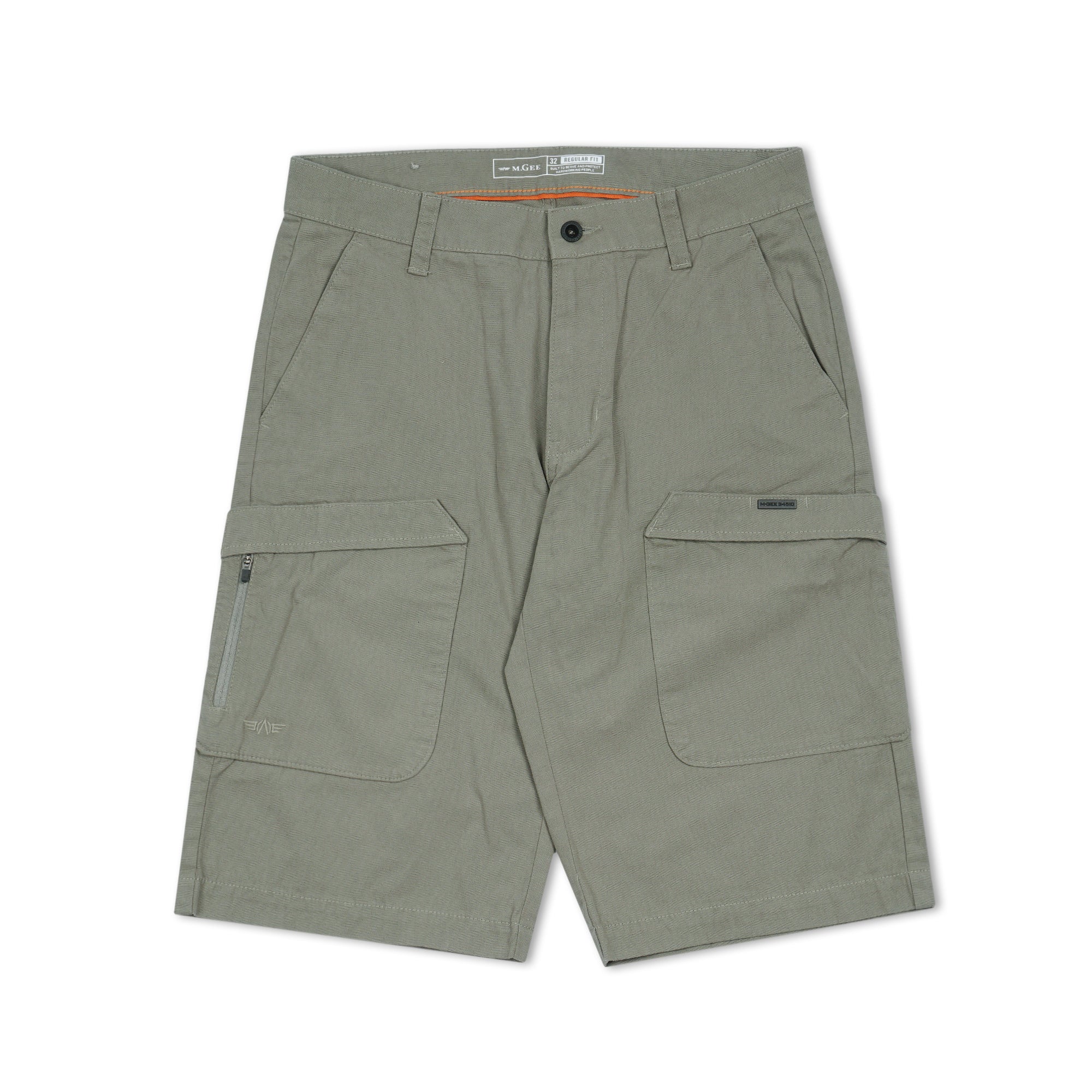 Short Pants Cargo Rows C007 Light Olive
