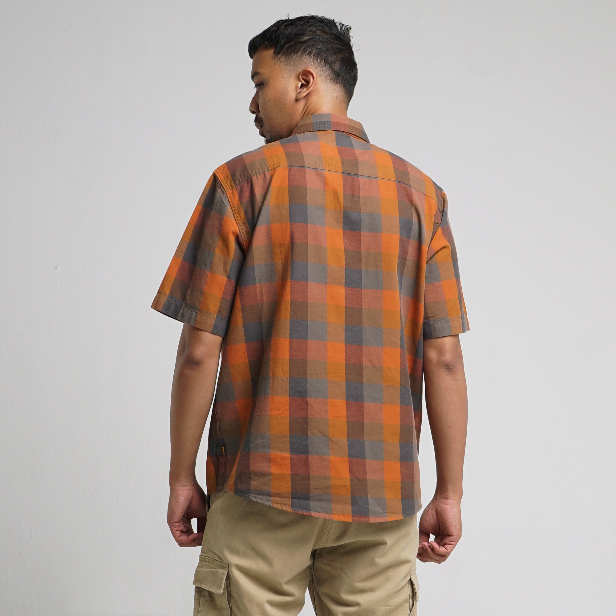 Kemeja Lengan Pendek Alto C138 Orange