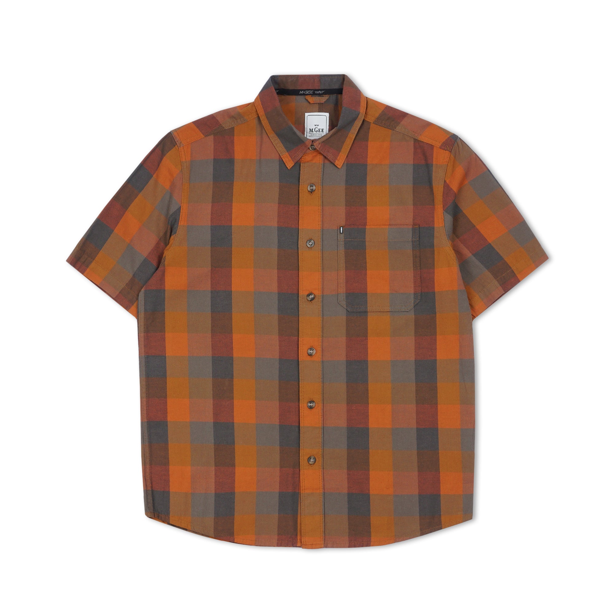 Kemeja Lengan Pendek Alto C138 Orange