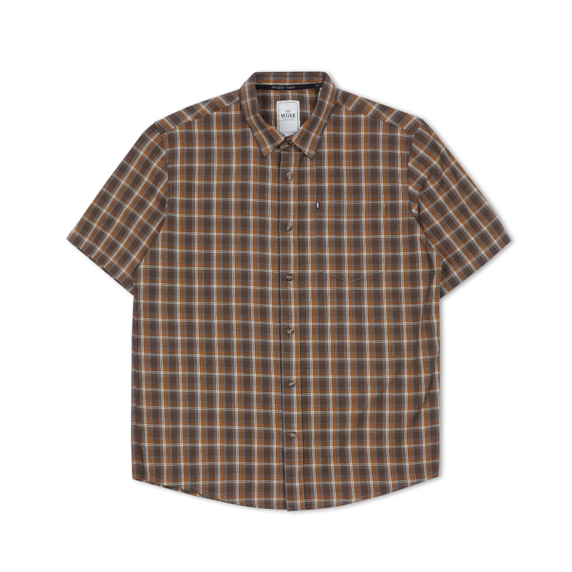 Kemeja Lengan Pendek Alto C139 Brown