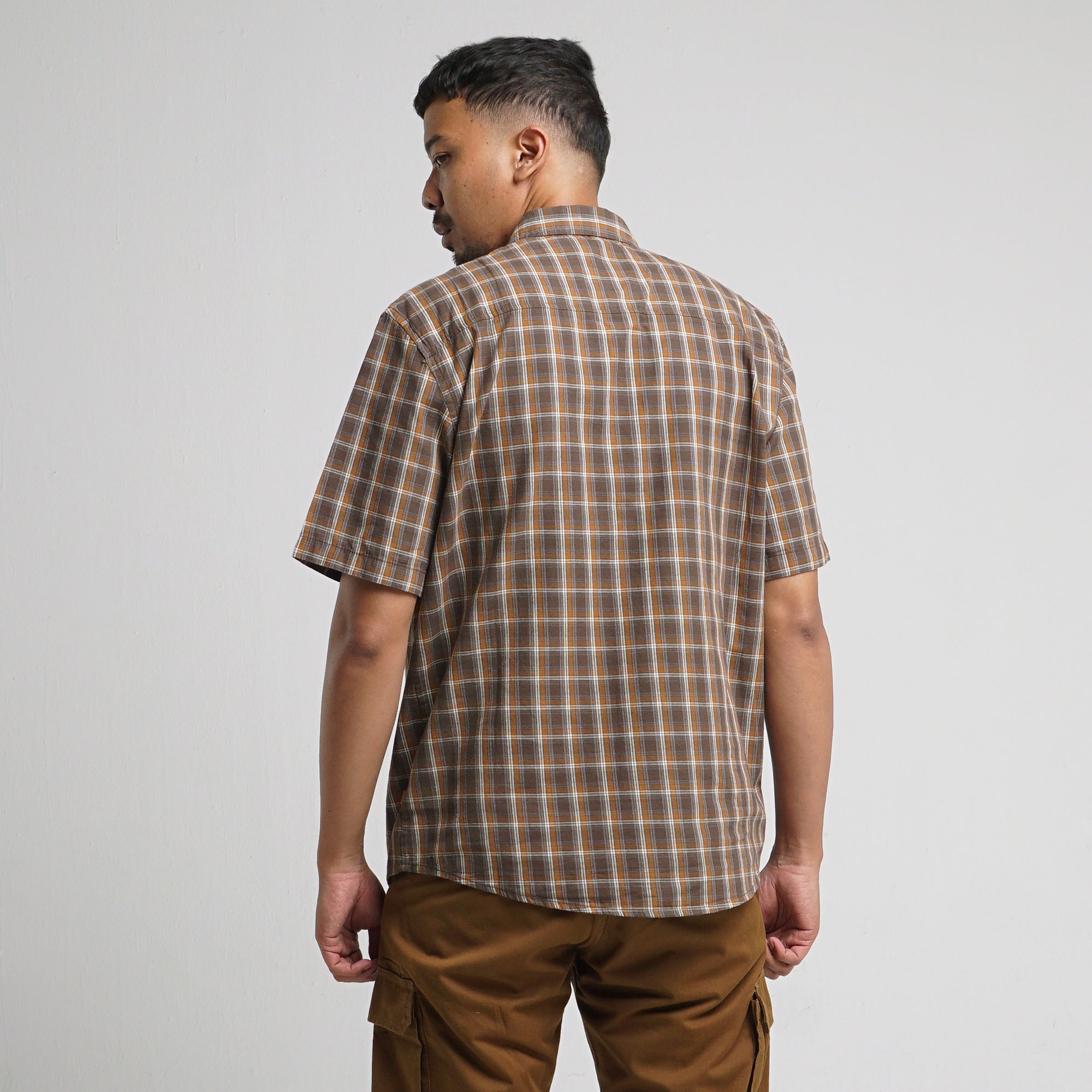 Kemeja Lengan Pendek Alto C139 Brown