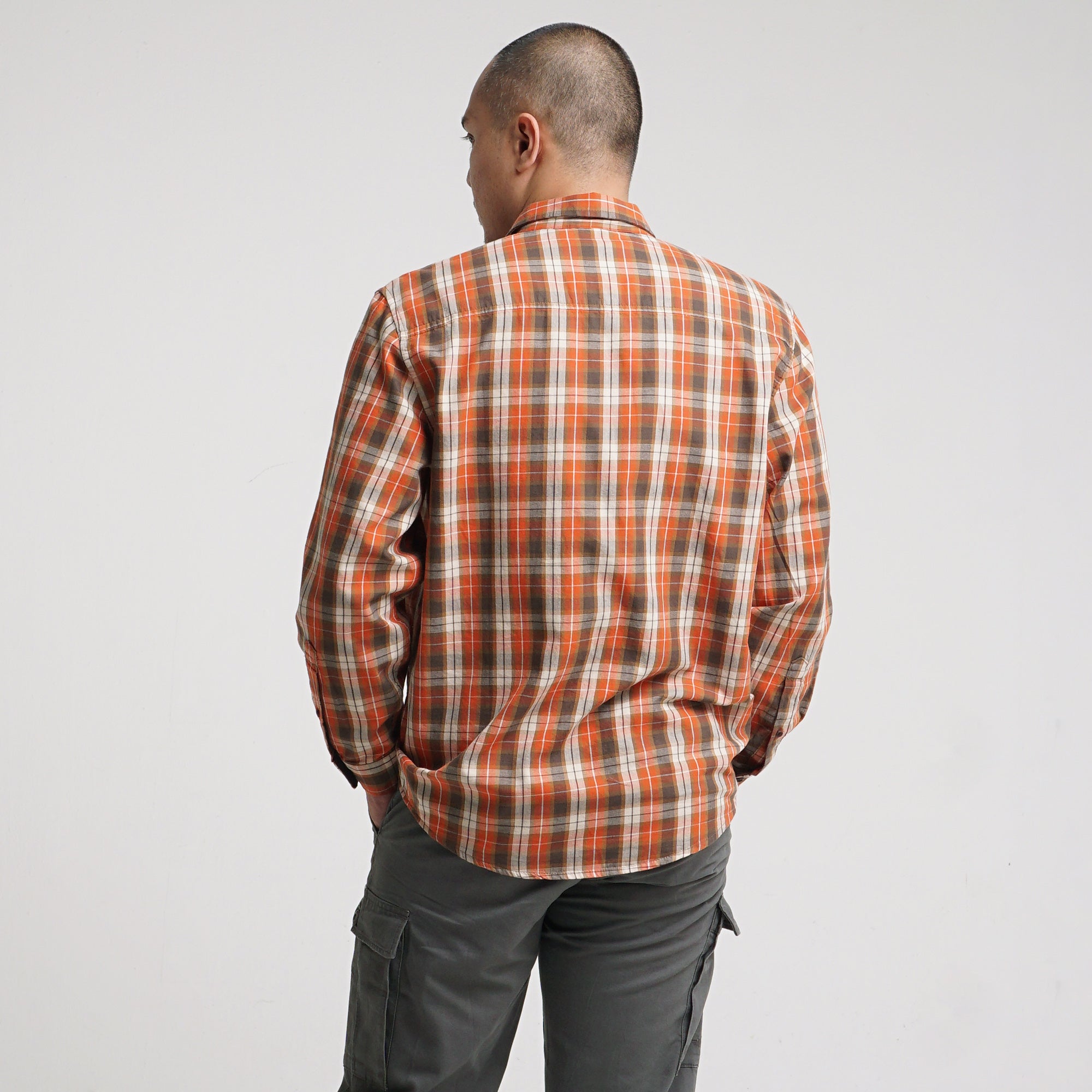 SHIRT BASIC LONG SLEEVE Texas C021 Orange