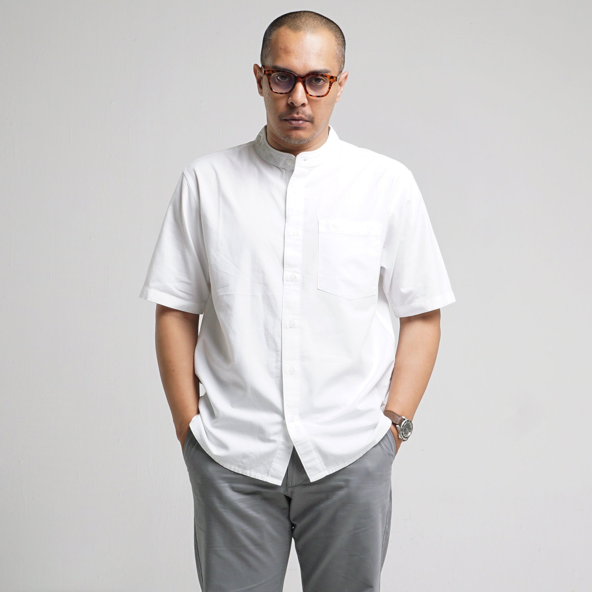 Shirt Shanghai Collar Peace