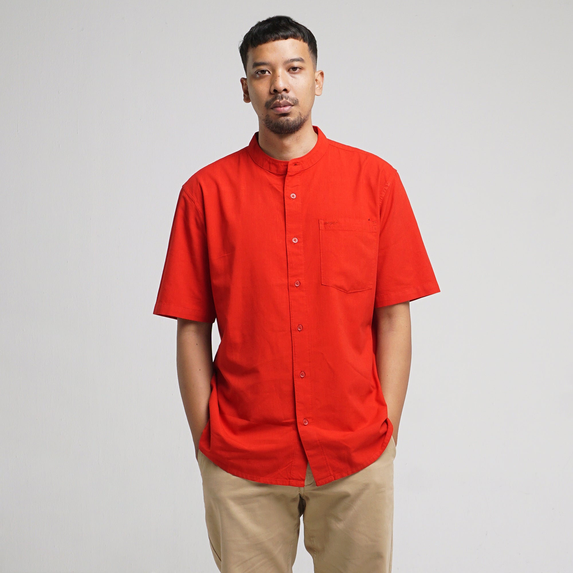 Shirt Shanghai Collar Peace