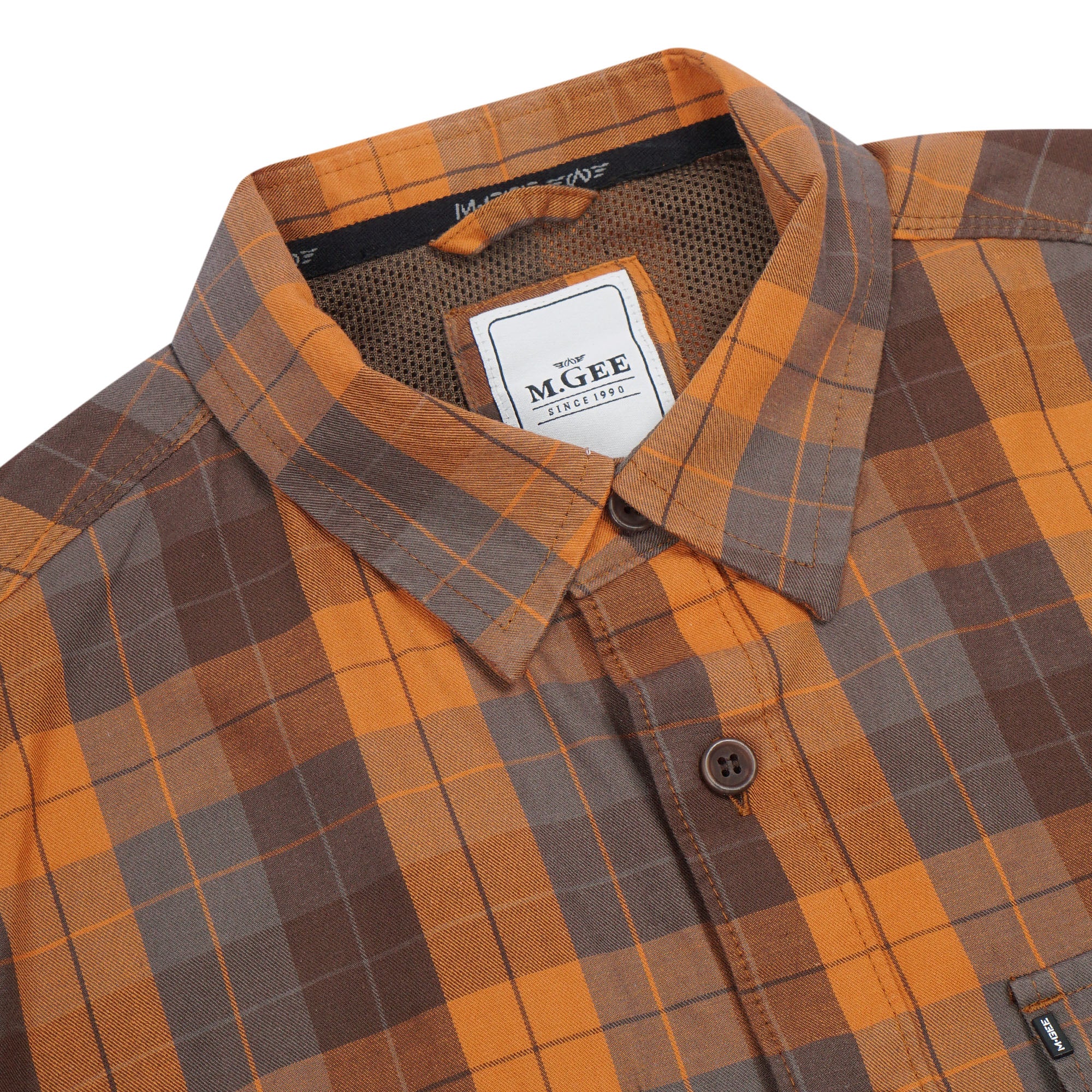 Kemeja Kotak-Kotak Pria Lengan Panjang Outdoor Camper C026