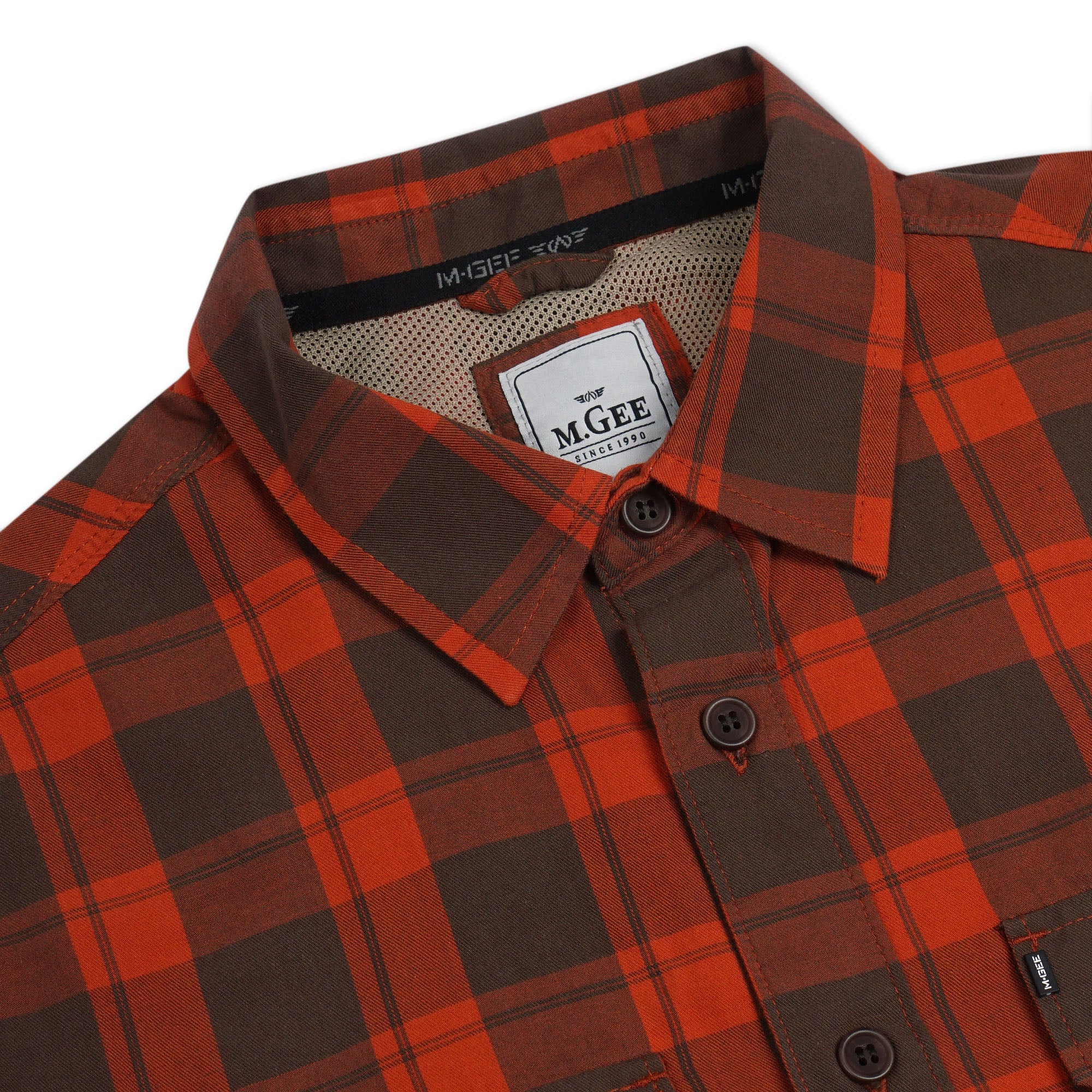 M.Gee Kemeja Pria Lengan Panjang Outdoor Mgee Camper C028