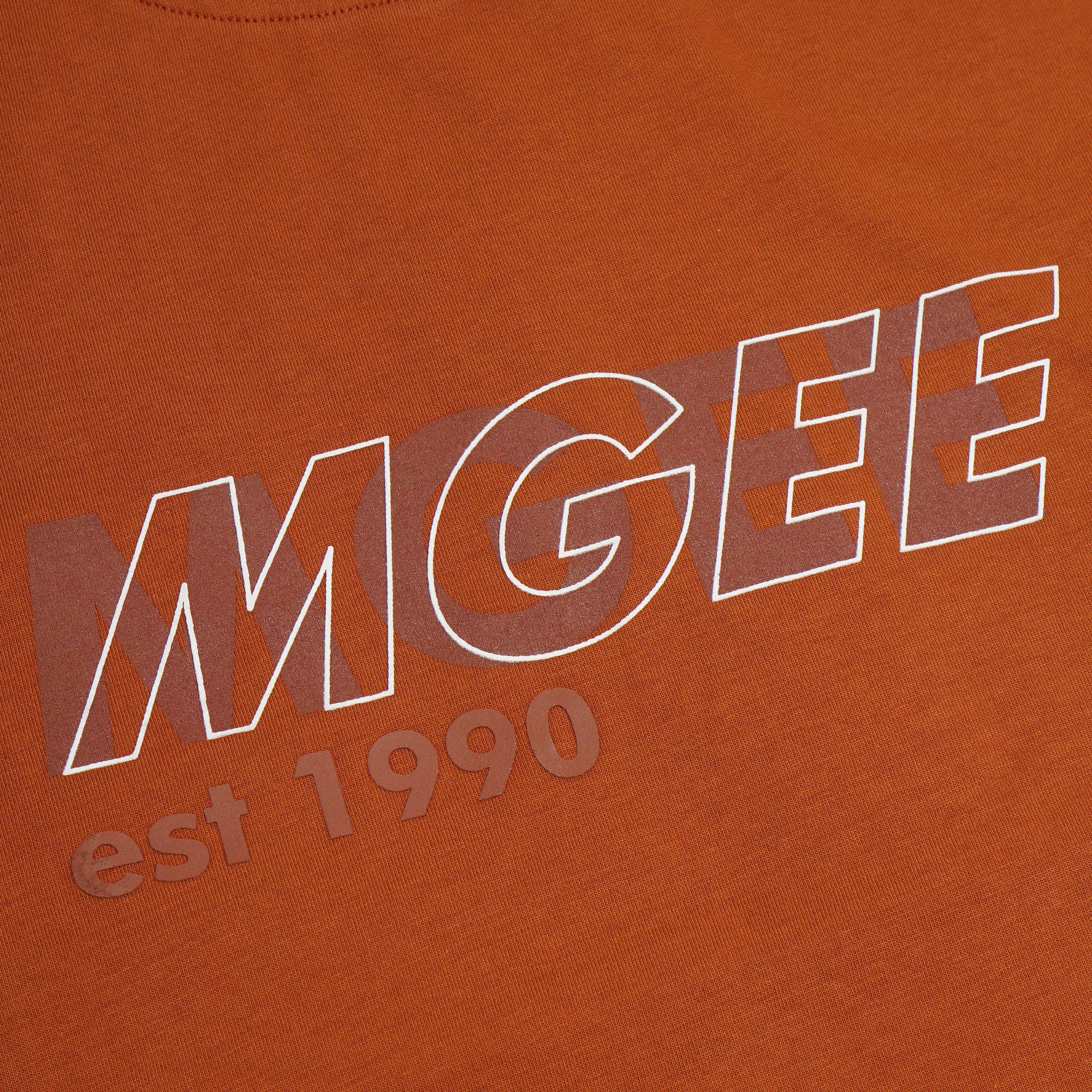 M.Gee Kaos Polos Pria Lengan Pendek Mgee Original OLIVER C119 Teracota