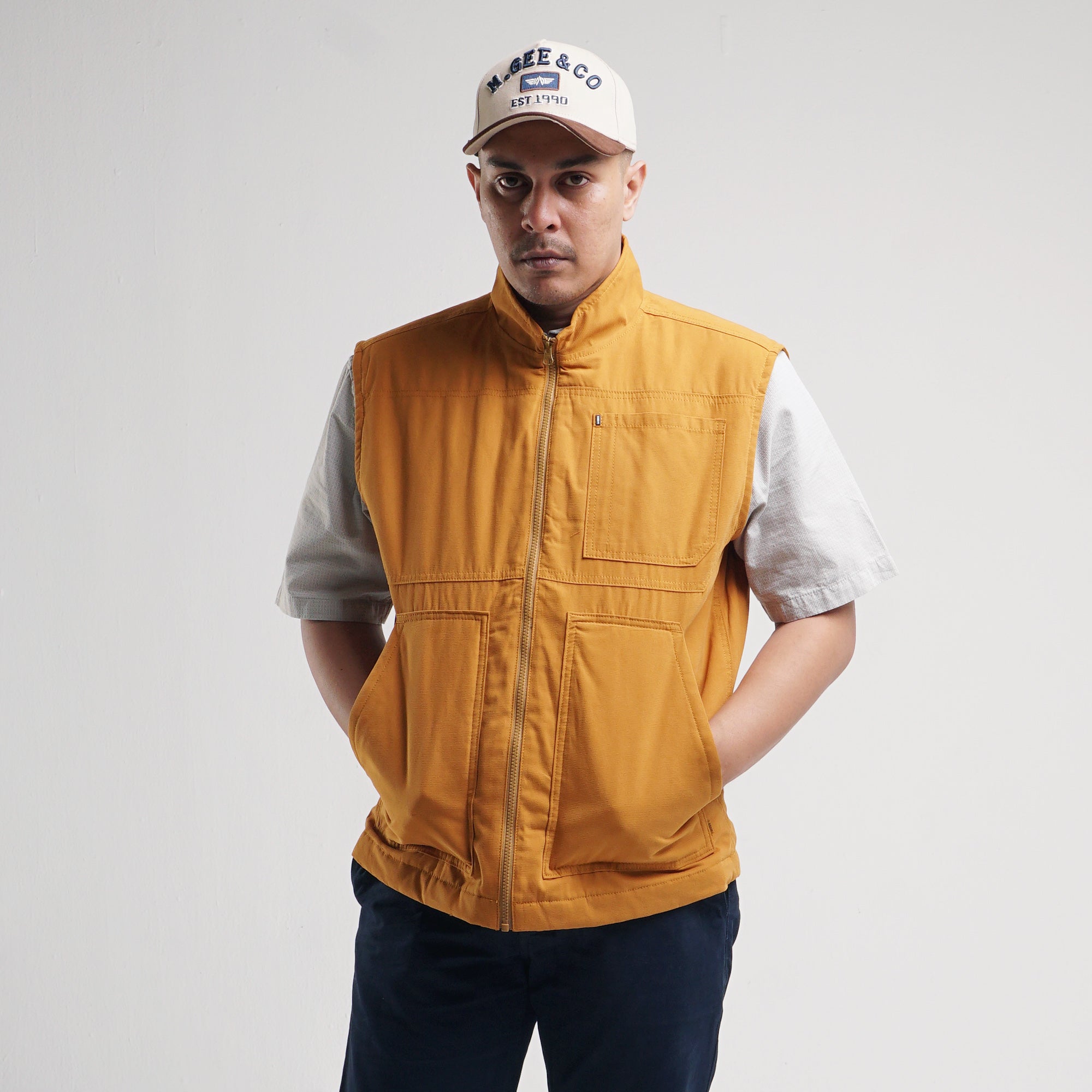 Vest WALTER C009 Mustard