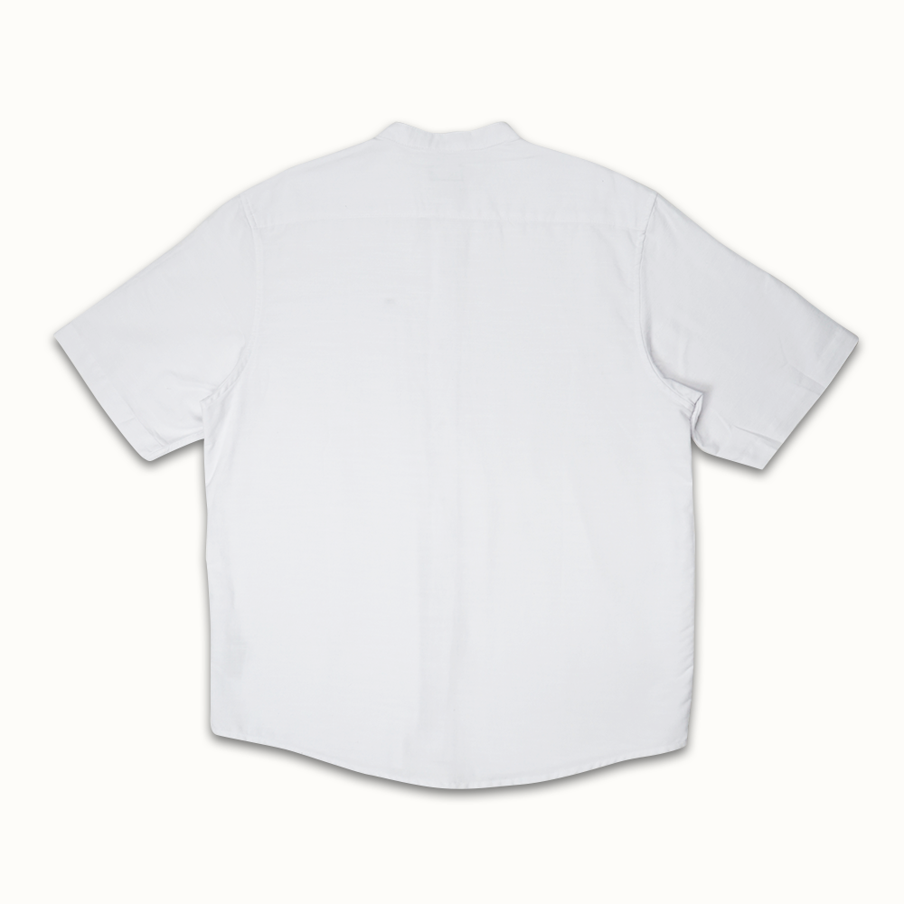 M.GEE Baju Muslim Koko Pria Lengan Pendek AZKA C069 White