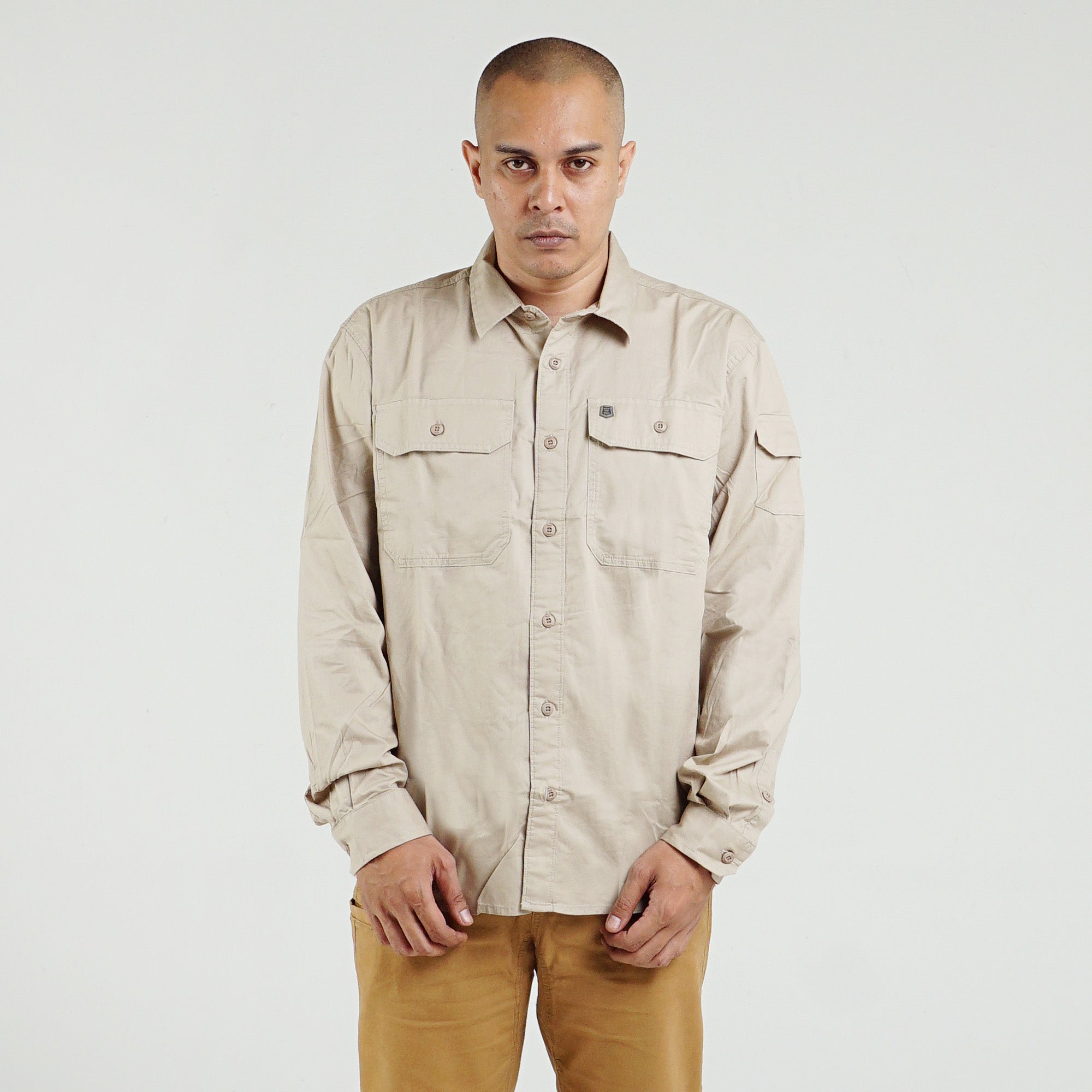 M.Gee Kemeja Kerja Outdoor Lengan Panjang GORDON C070 Beige