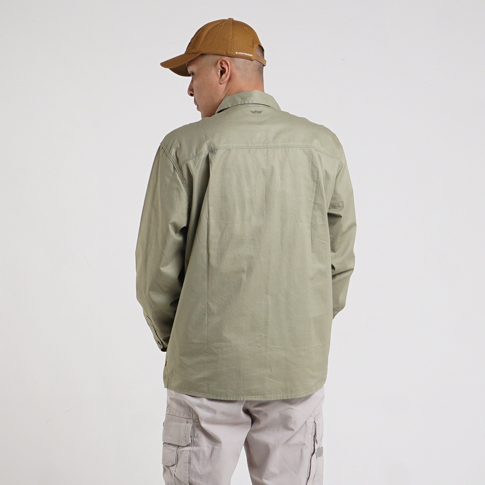 Kemeja Lengan Panjang GORDON C071 LT Olive