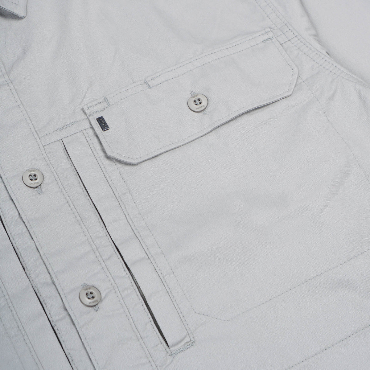 MGee Kemeja Kerja Outdoor Lengan Panjang Gordon C068 Light Grey