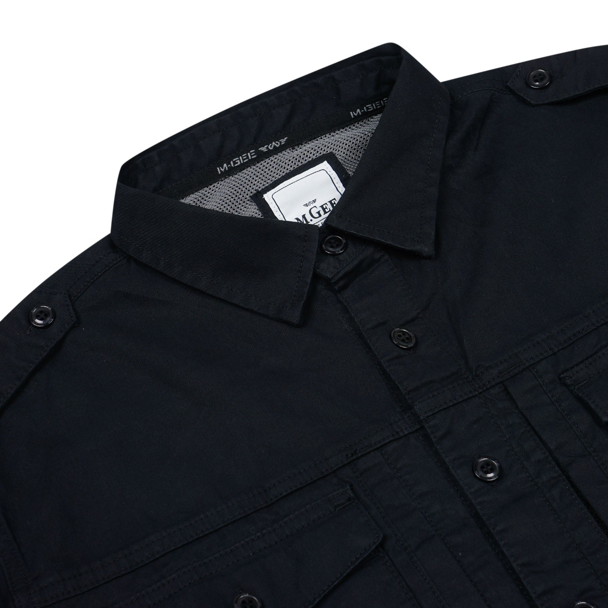 Kemeja Lengan Panjang GORDON C079 Black