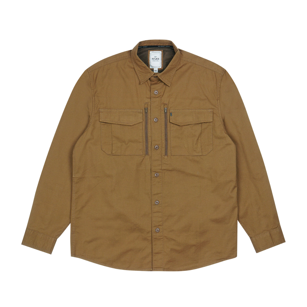 M.Gee Kemeja Kerja Outdoor Lengan Panjang GORDON C067 Brown