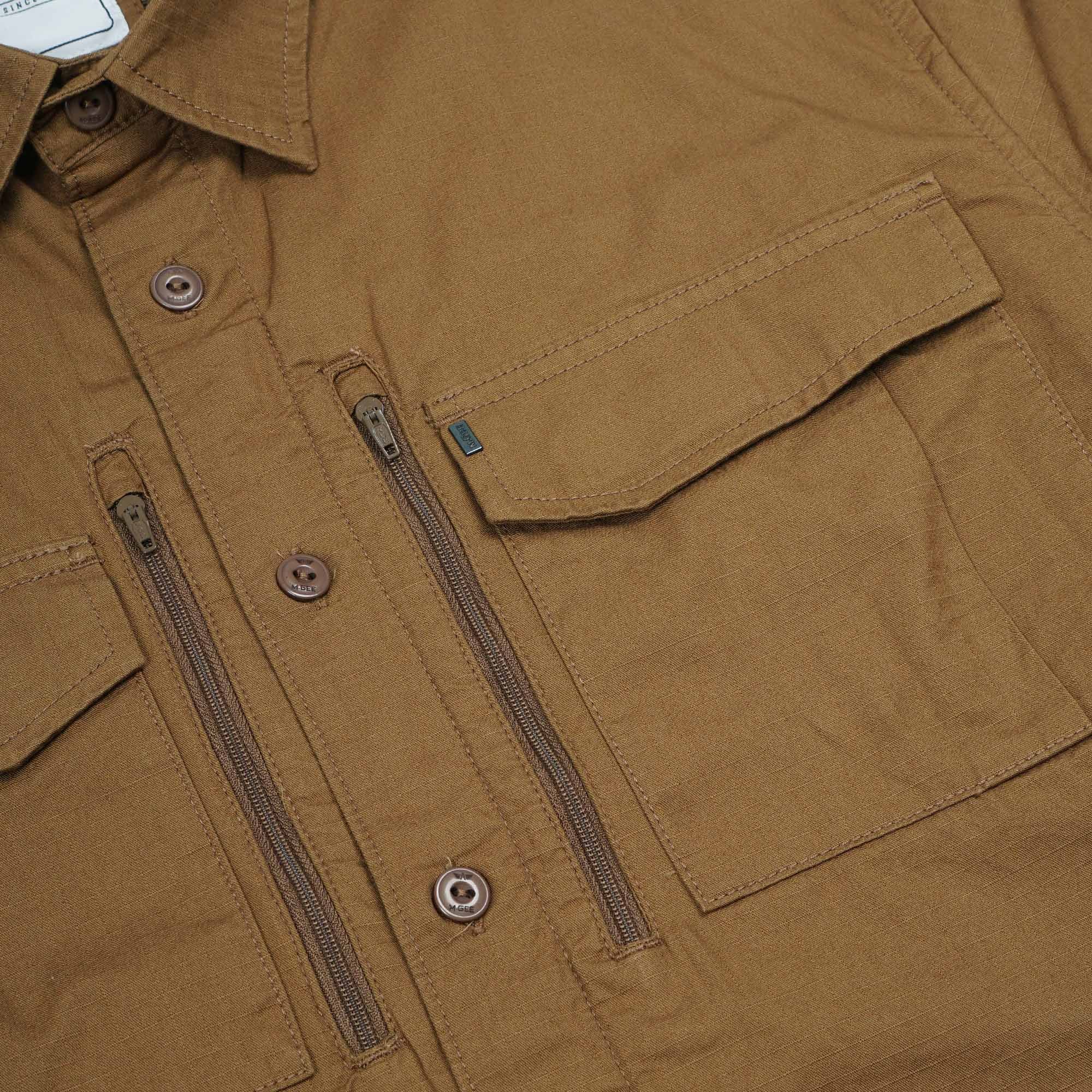 M.Gee Kemeja Kerja Outdoor Lengan Panjang GORDON C067 Brown