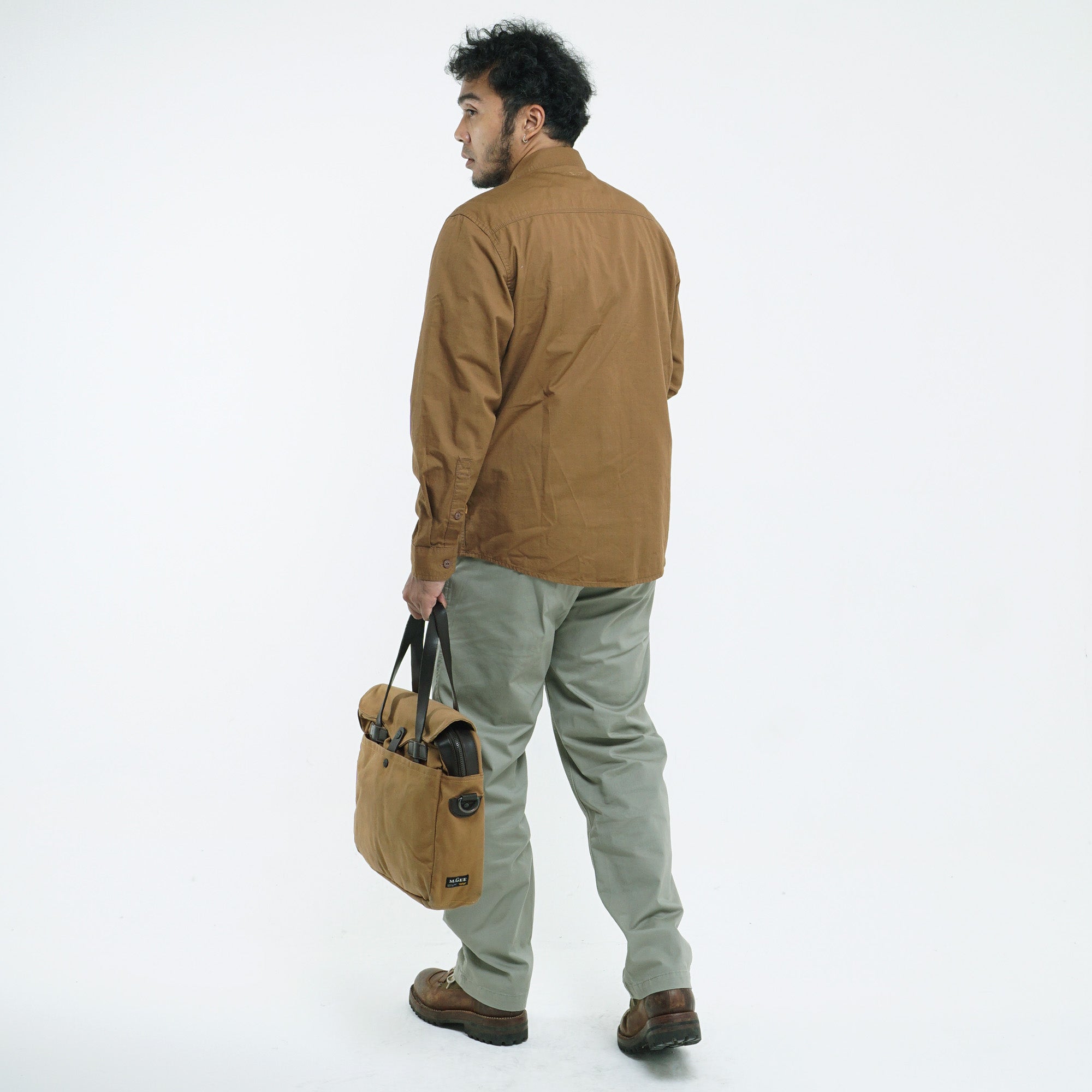 M.Gee Kemeja Kerja Outdoor Lengan Panjang GORDON C067 Brown