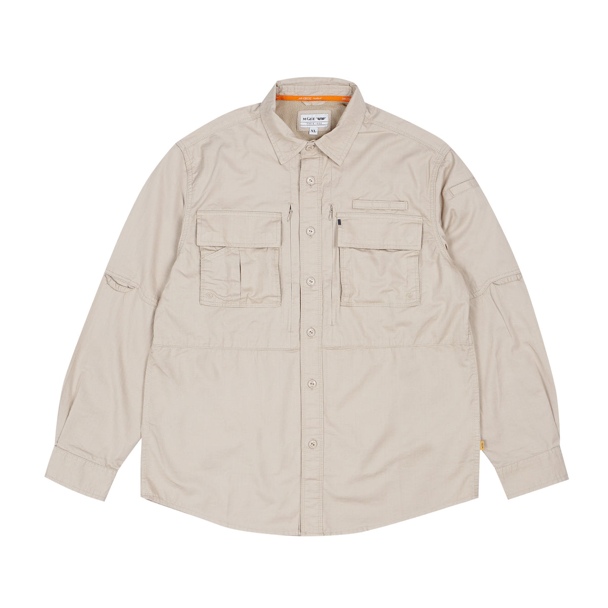 MGee Kemeja Kerja Outdoor Lengan Panjang Gordon C072 Cream