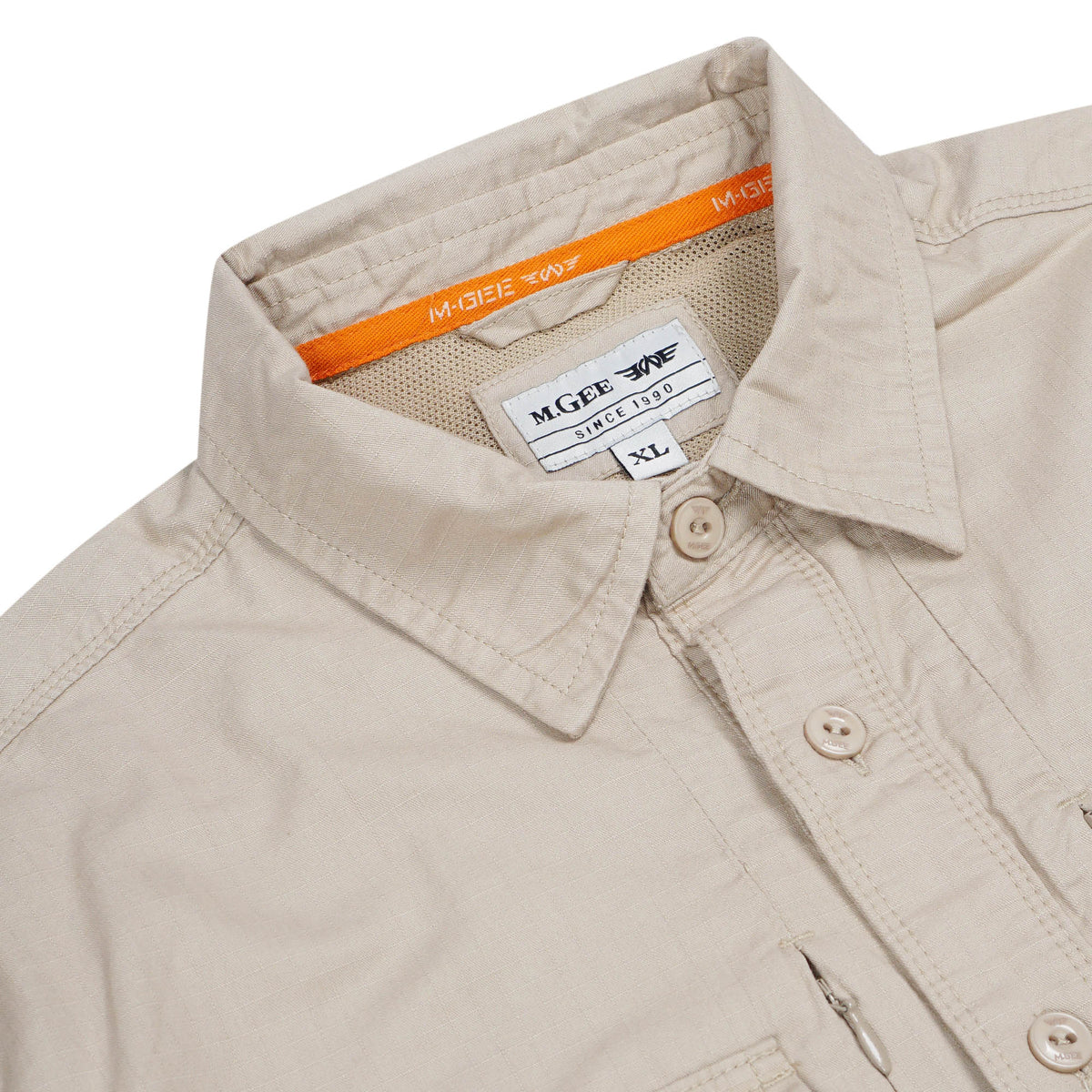 MGee Kemeja Kerja Outdoor Lengan Panjang Gordon C072 Cream