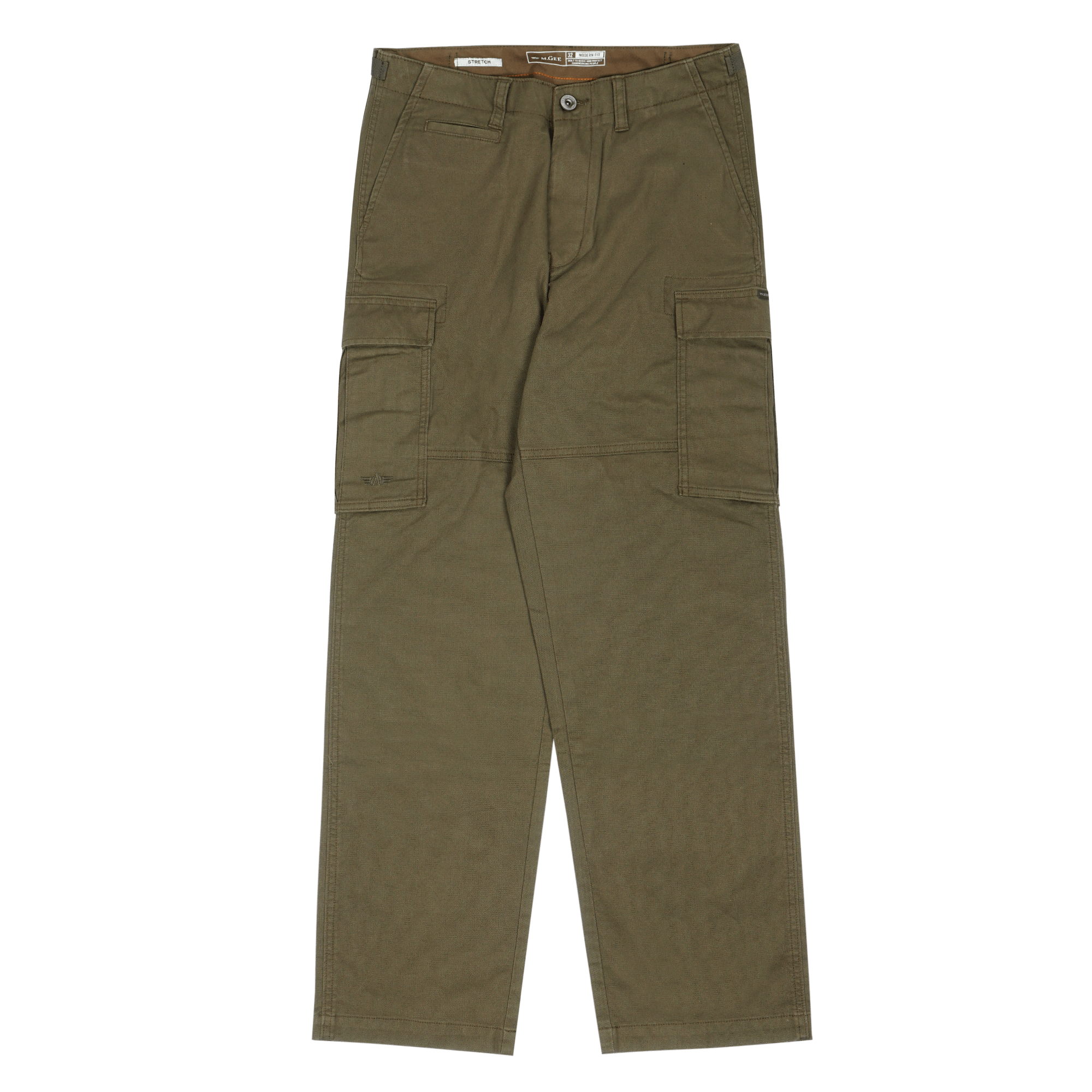M.Gee Celana Kerja Cargo Panjang Pria GREG C019 Dark Olive