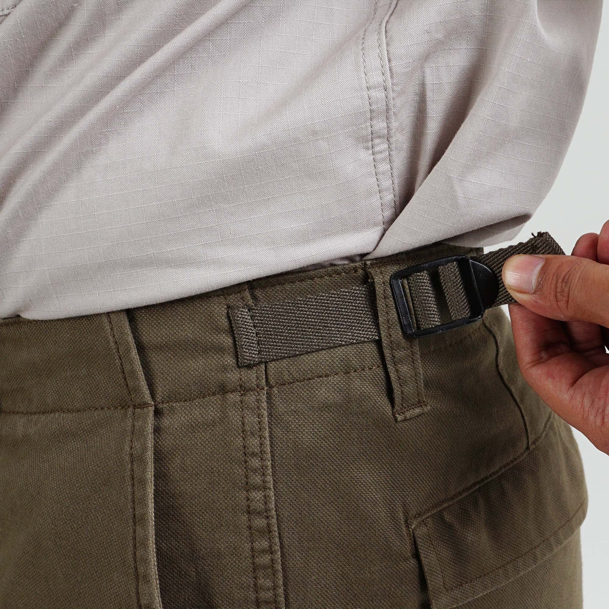 M.Gee Celana Kerja Cargo Panjang Pria GREG C019 Dark Olive