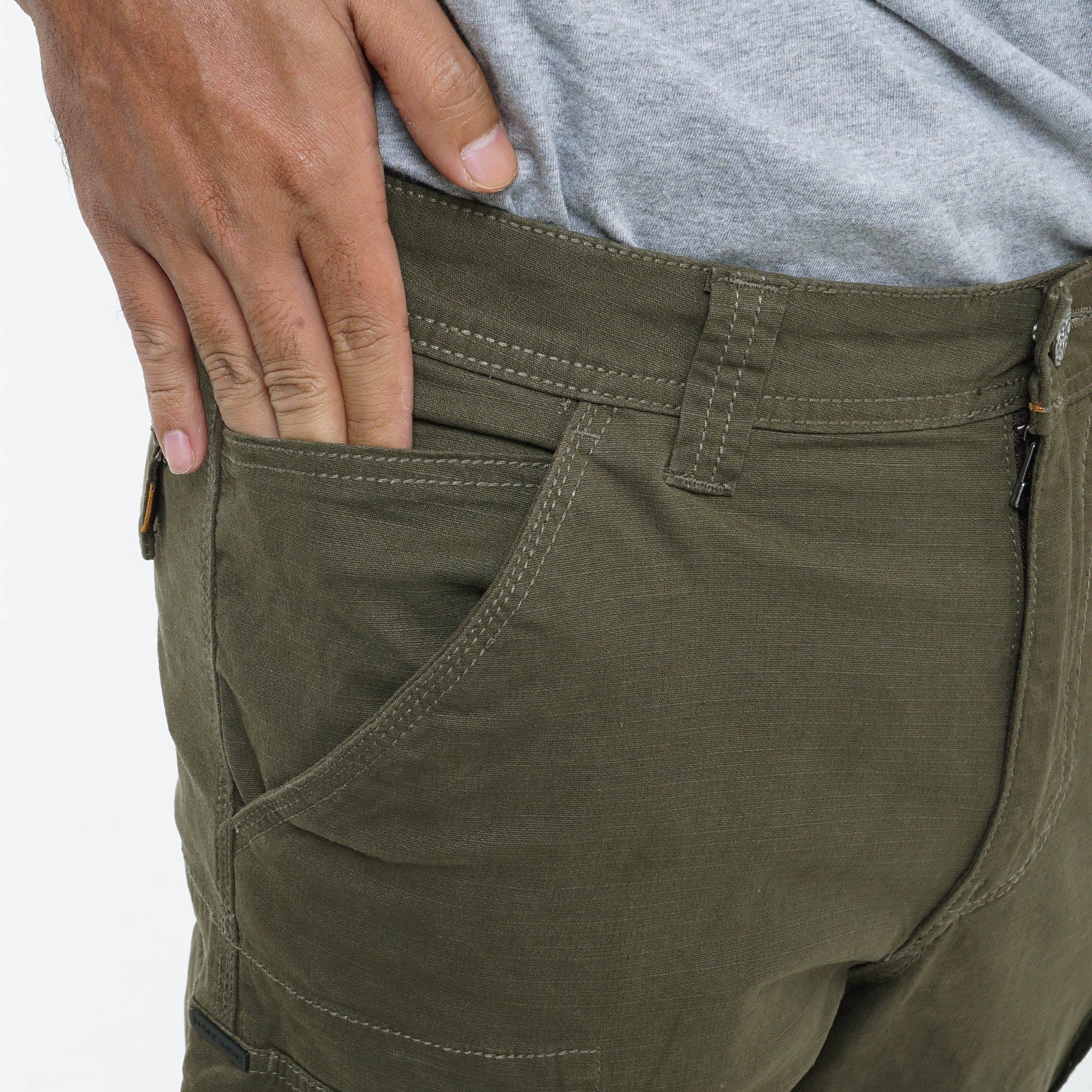 M.Gee Celana Cargo Panjang Pria Mgee Greg C026 Dark Olive