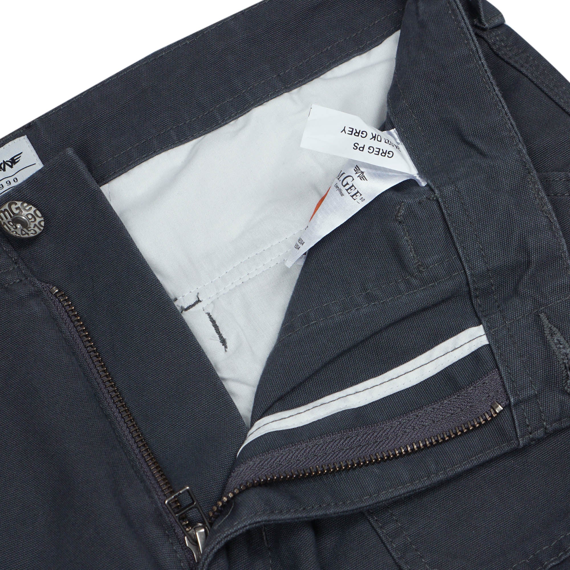 M.Gee Celana Cargo Panjang Pria Mgee Greg C027 Dark Grey