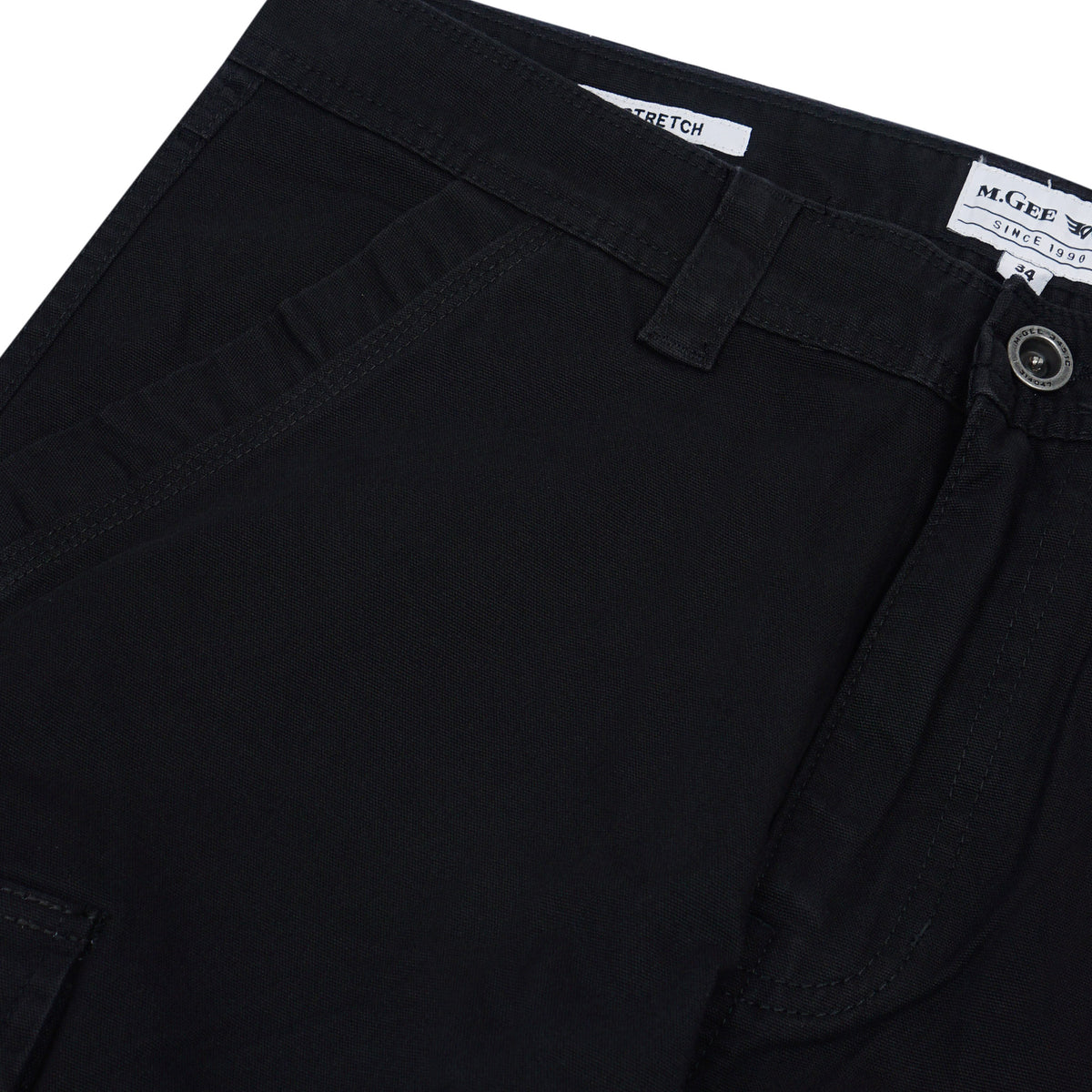 MGee Celana Cargo Panjang Pria Stretch Mgee Greg C029 Black