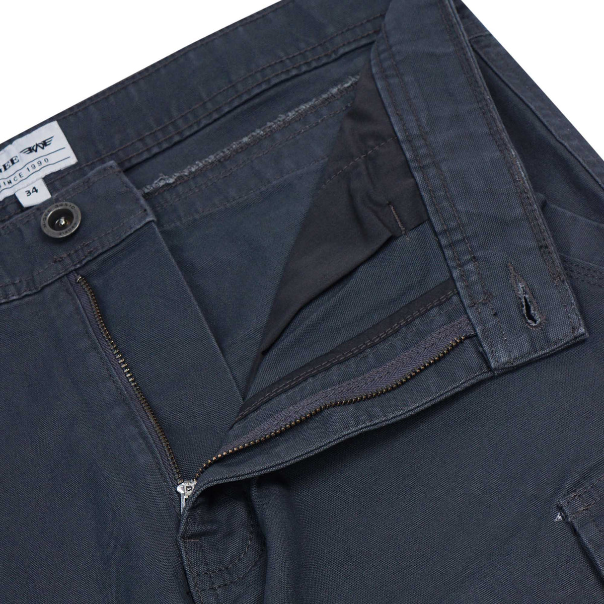 MGee Celana Cargo Panjang Pria Stretch Mgee Greg C029 Dark Grey