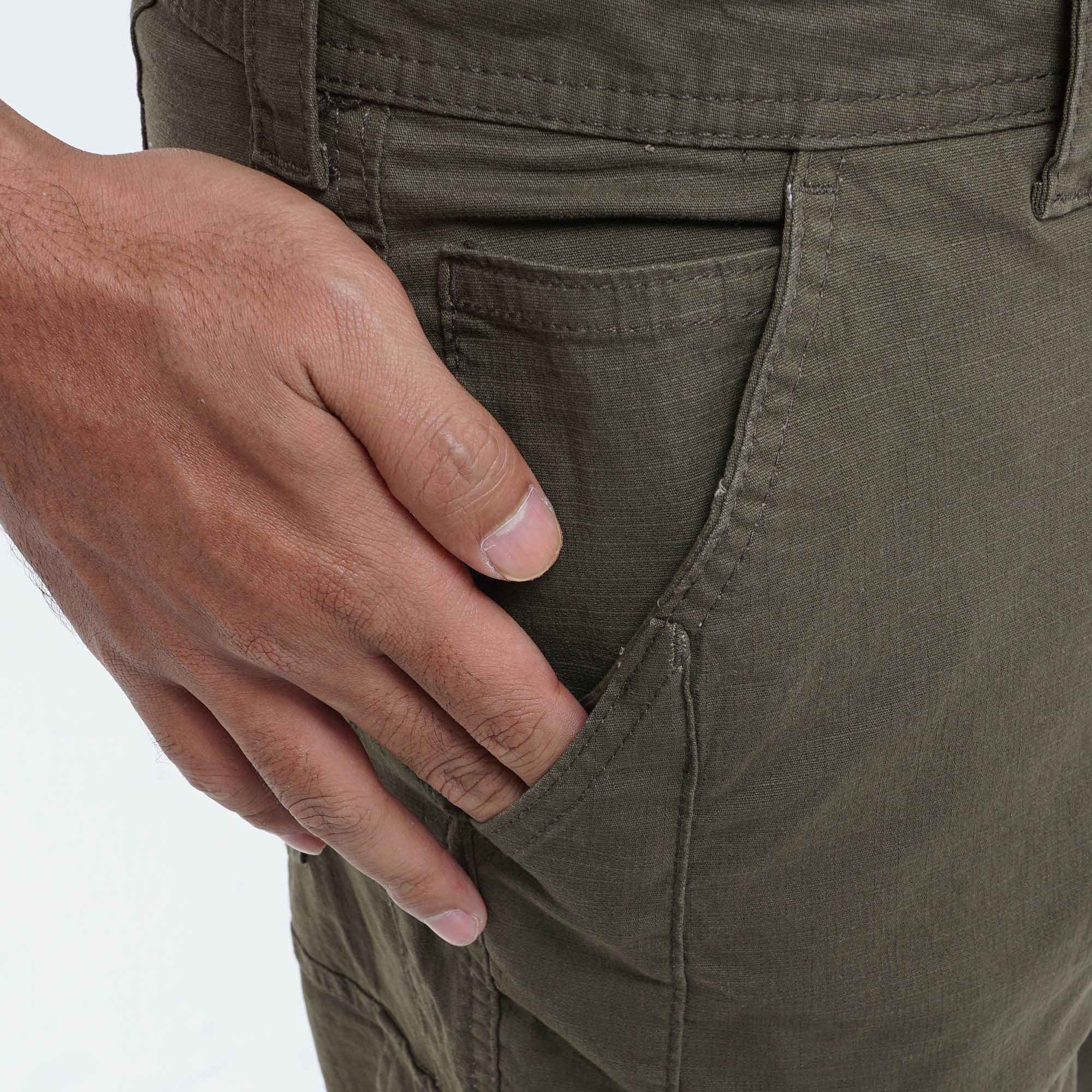 M.Gee Celana Cargo Panjang Pria Mgee Original GREG C024 Dark Olive