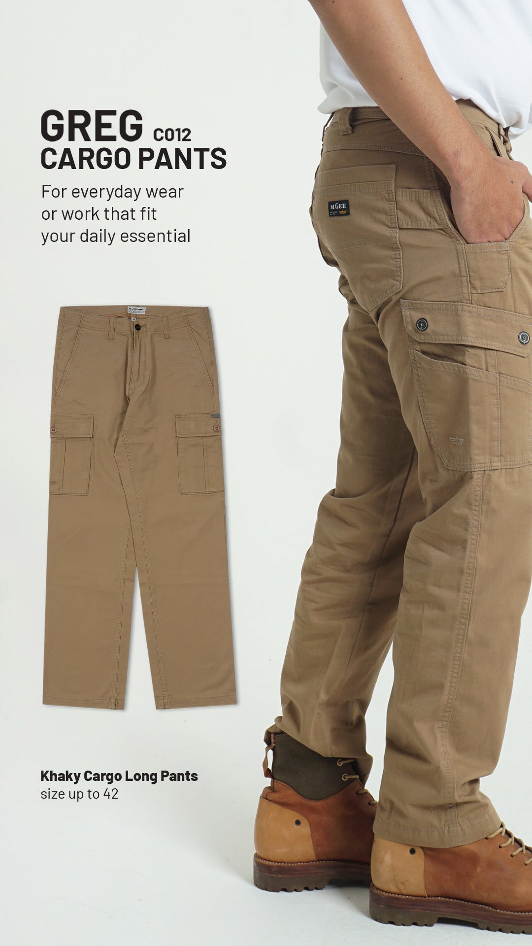 Cargo Pants GREG C012 KHAKY
