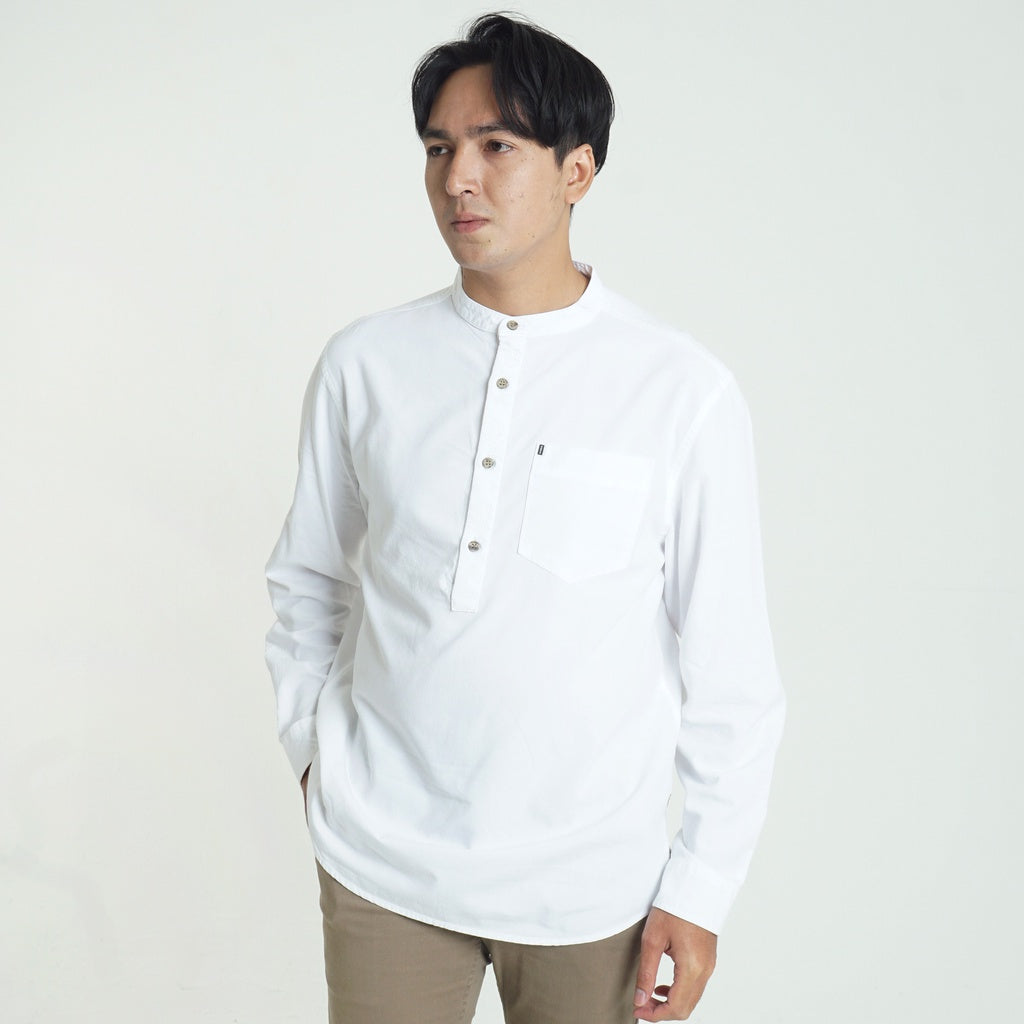 M.Gee Kemeja Koko Putih Mgee Baju koko Terbaru Autus C055