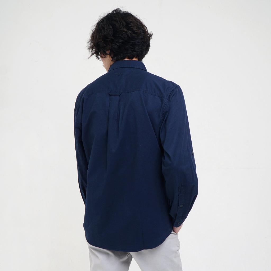 Kemeja Lengan Panjang GORDON C065 NAVY