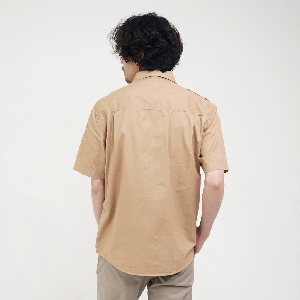M.Gee Kemeja Kerja Pria Lengan Pendek Outdoor RANGER C028 KHAKY