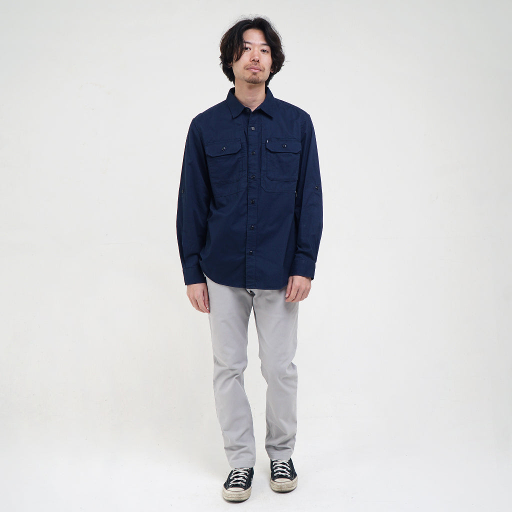 Kemeja Lengan Panjang GORDON C065 NAVY