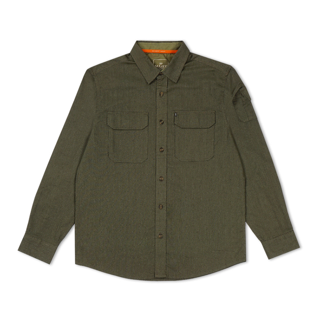 Shirt Long Sleeve Gordon 57 Olive