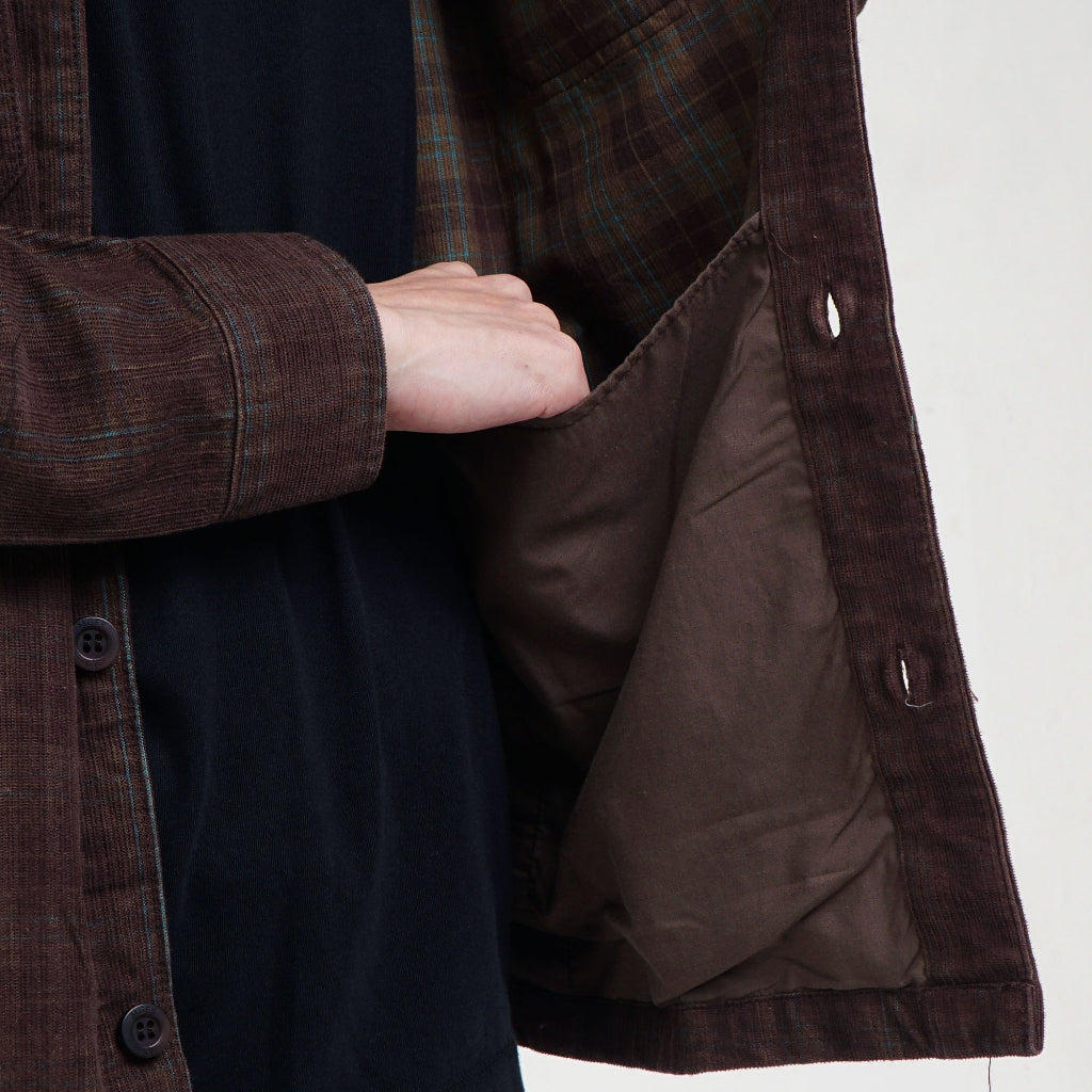 M.Gee Kemeja Jaket Outdoor Pria Mgee Original North C005 BROWN