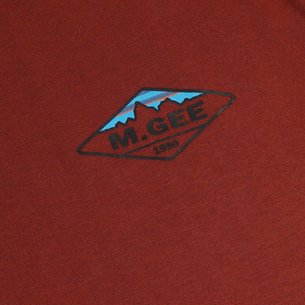 M.Gee Kaos Polos Pria Lengan Pendek Mgee Original OLIVER C120 Maroon