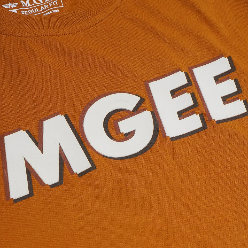 M.Gee Kaos Polos Pria Lengan Pendek Mgee Original OLIVER C118 Yellow