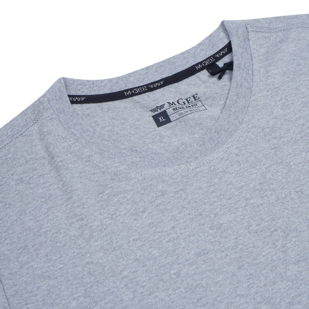 MGee Kaos Polos Pria Lengan Pendek M gee Original Caiden Grey 1